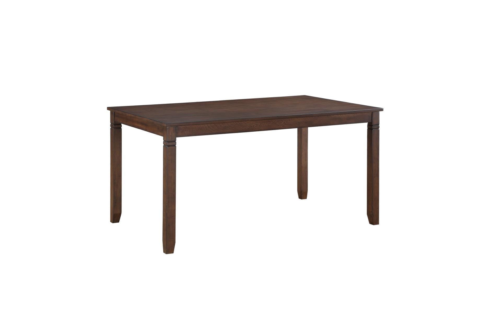 6-Piece Cherry Finish Dining Set with Bench - Perfect for Small Spaces, Kitchens, and Cozy Breakfast Nooks