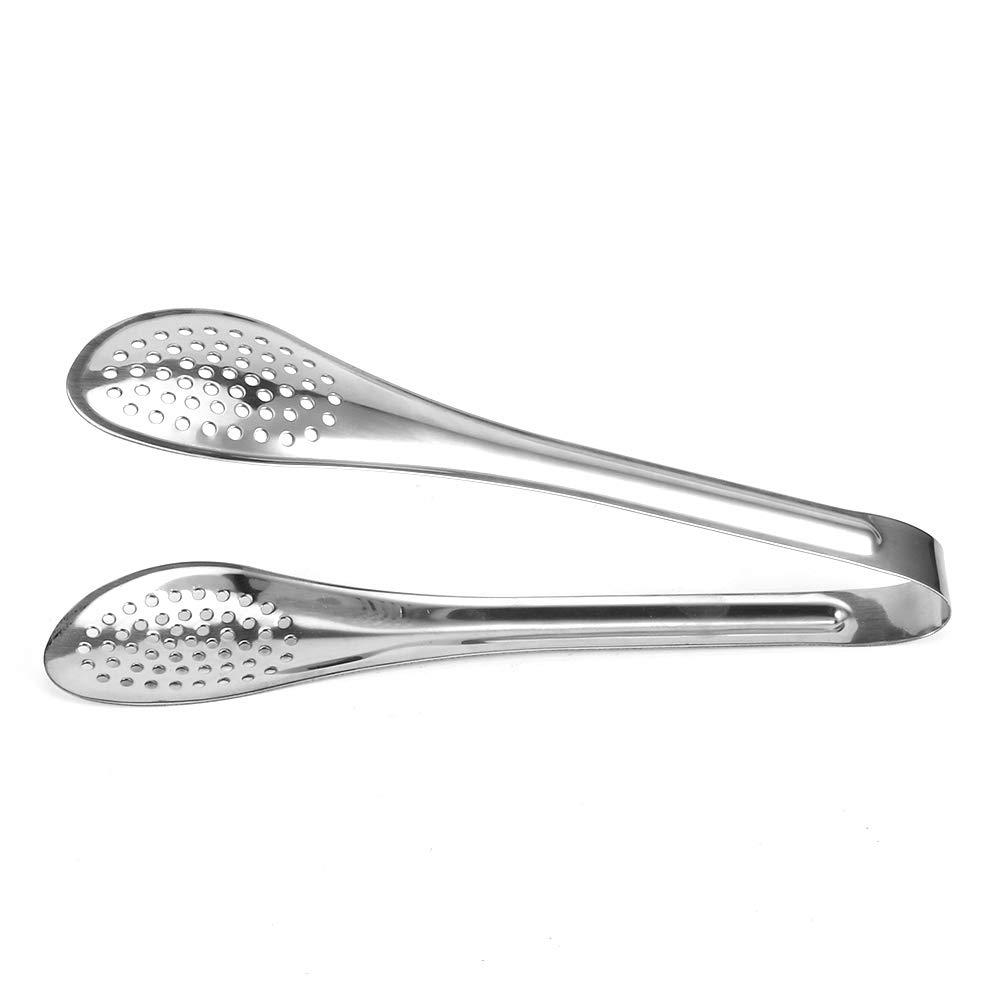 5-Piece Stainless Steel Food Tongs Set - Multipurpose Kitchen Utensils for BBQ, Salad, Steak, Bread & Buffet Serving - Ergonomic Non-Slip Grip - Perfect for Grilling, Cooking & Serving