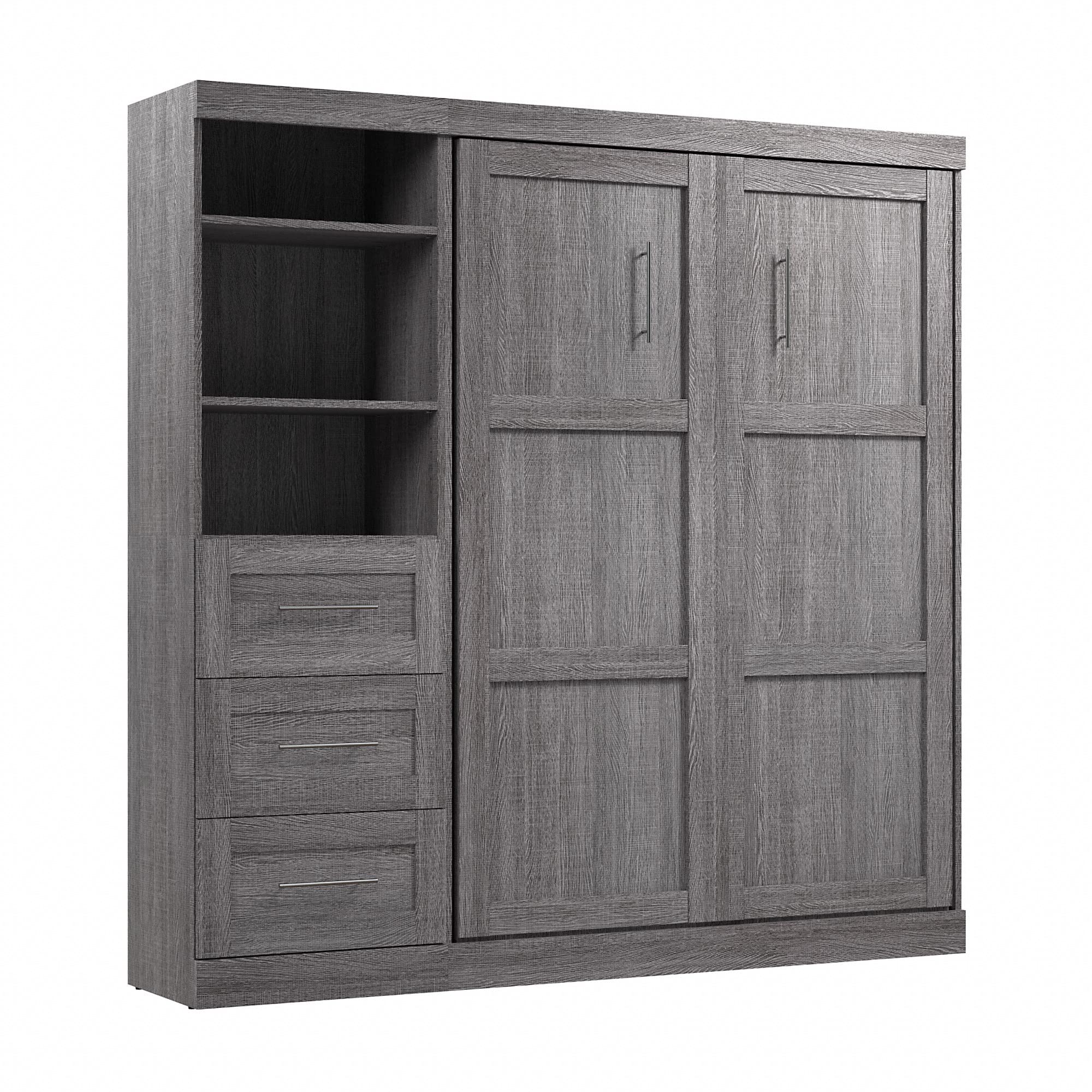 Bestar Murphy Bed with Storage Drawers - 84