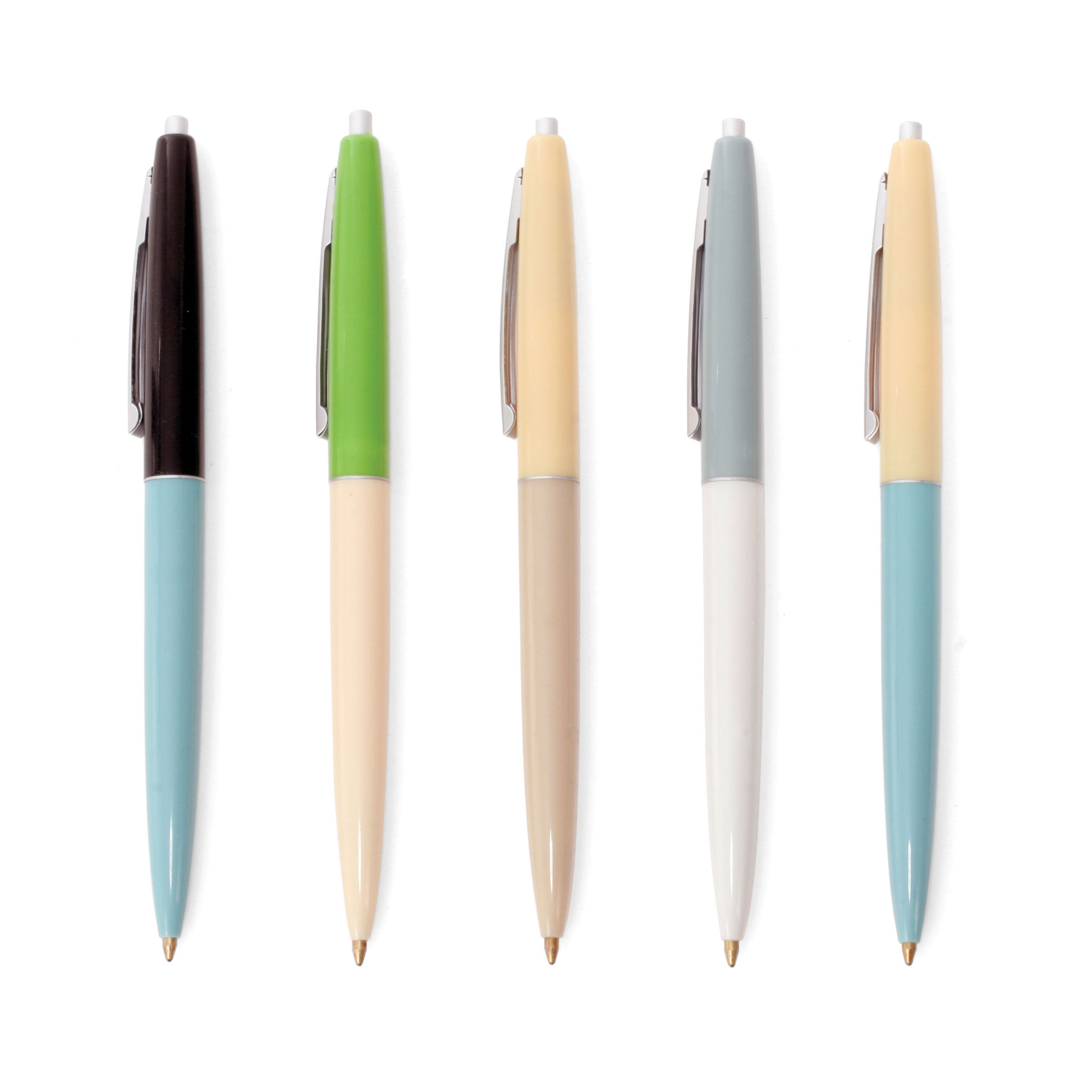 Vintage Style Fountain Pens - Set of 5 Classic Writing Pens for Calligraphy, Journaling & Office Use | Retro Design Ink Pens Gift Set for Writers & Collectors