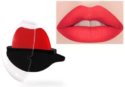 Apple-Shaped Lipstick - Long Lasting & Waterproof Lipstick for All-Day Wear | Perfect for Parties, Dates & Special Occasions