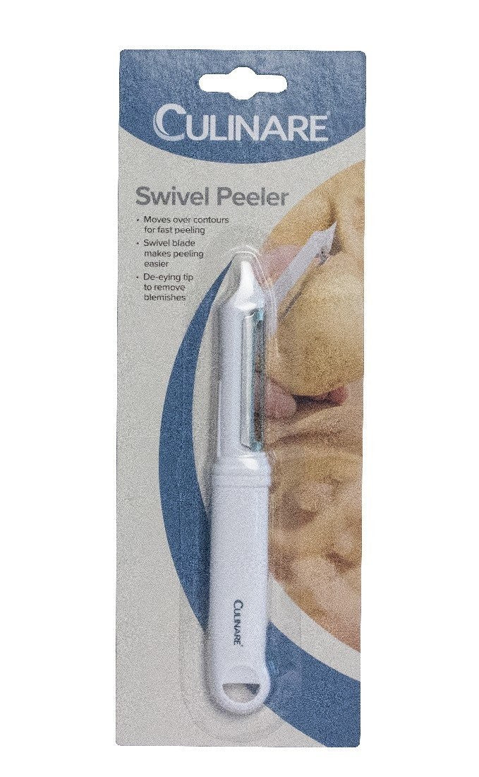 Premium Culinare Swivel Peeler - Ergonomic Vegetable & Fruit Peeler with Comfort Grip - Perfect for Peeling Potatoes, Carrots, Apples & More - Ideal for Home Kitchens & Professional Chefs