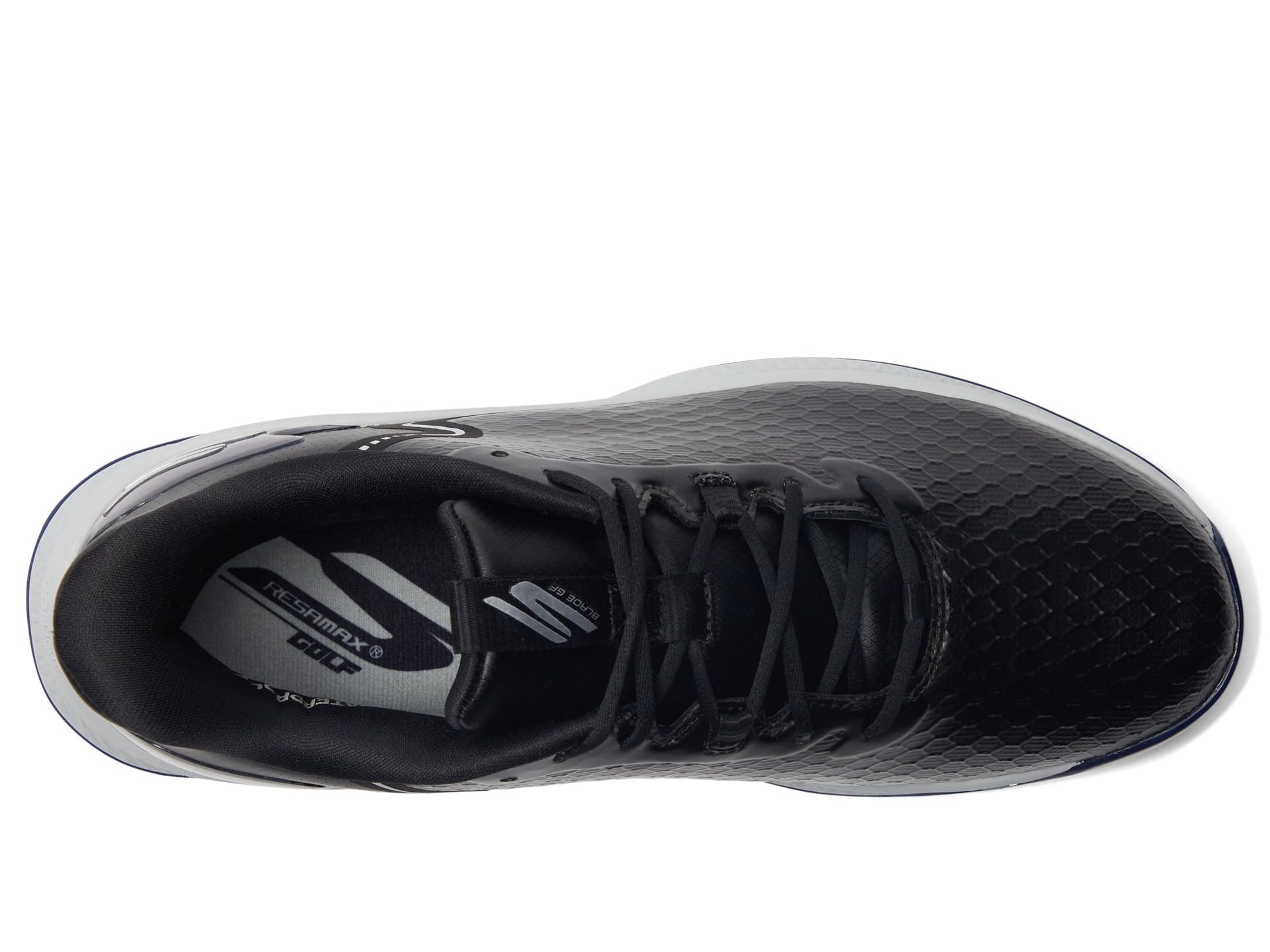 Skechers Men's Go Golf Blade Slip-On Golf Shoes - Black - UK 7.5 | Waterproof & Comfortable Spikeless Golf Footwear for Walking Courses | Perfect for Golfers, Driving Range & Casual Wear