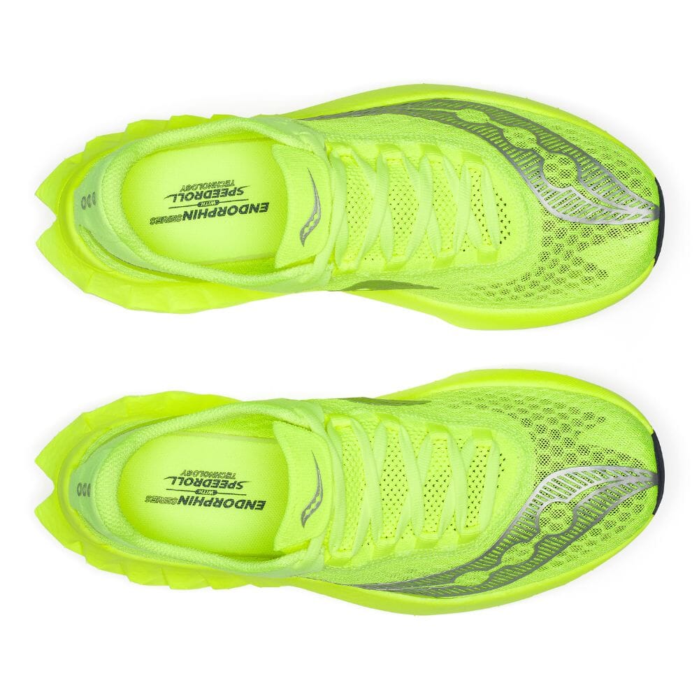 Saucony Women's Endorphin Pro 4 Running Shoes - Lightweight Carbon Fiber Racing Sneakers for Marathon & Road Racing - Perfect for Long Distance Training & Competitive Running