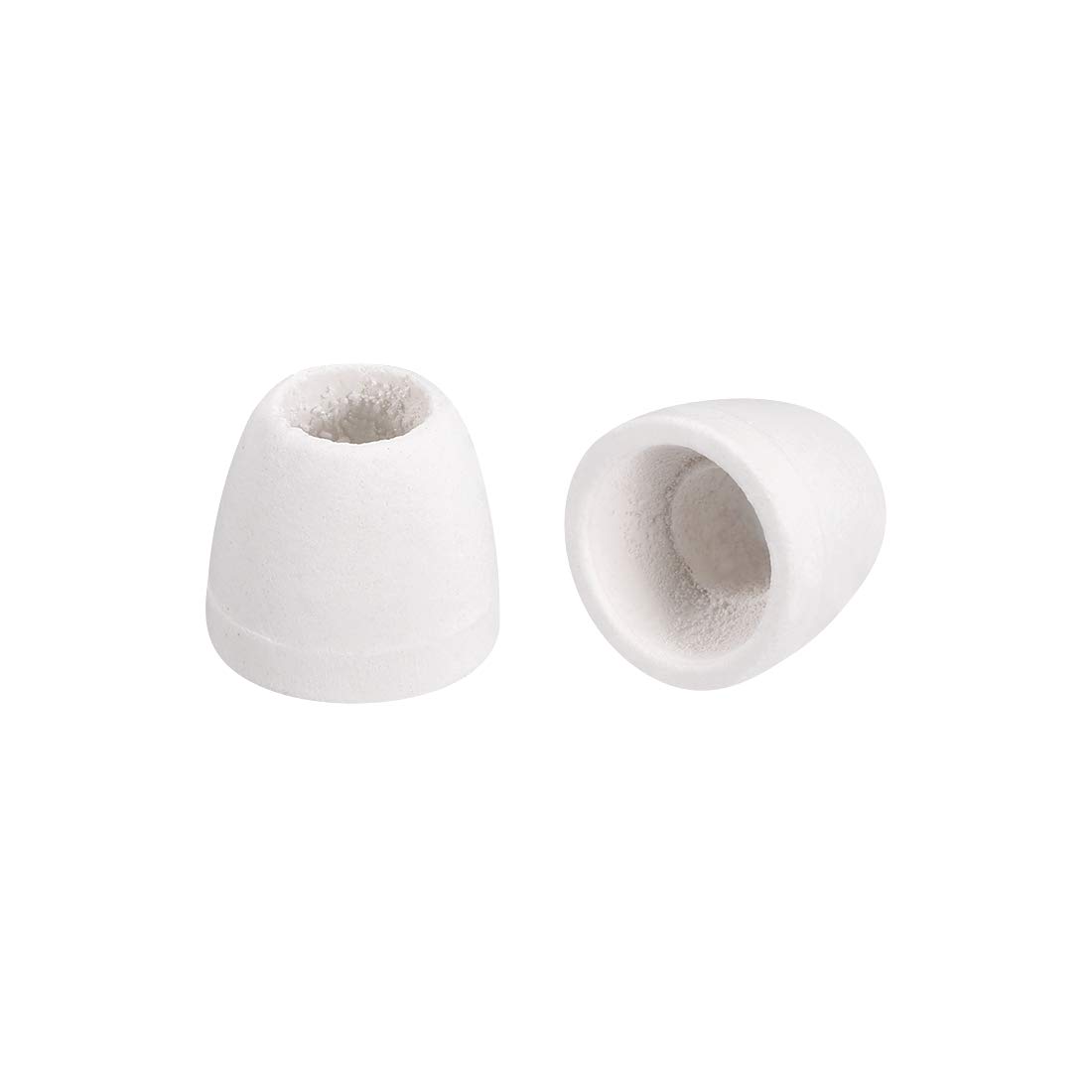 uxcell 30pcs High Temperature Ceramic Electrical Insulators - 6.5mm Dia Tapered Porcelain Tube Beads, Heat Resistant up to 1000°C for Oven, Kiln & Industrial Applications (Great for DIY Projects, Jewelry Making & Electrical Wiring)