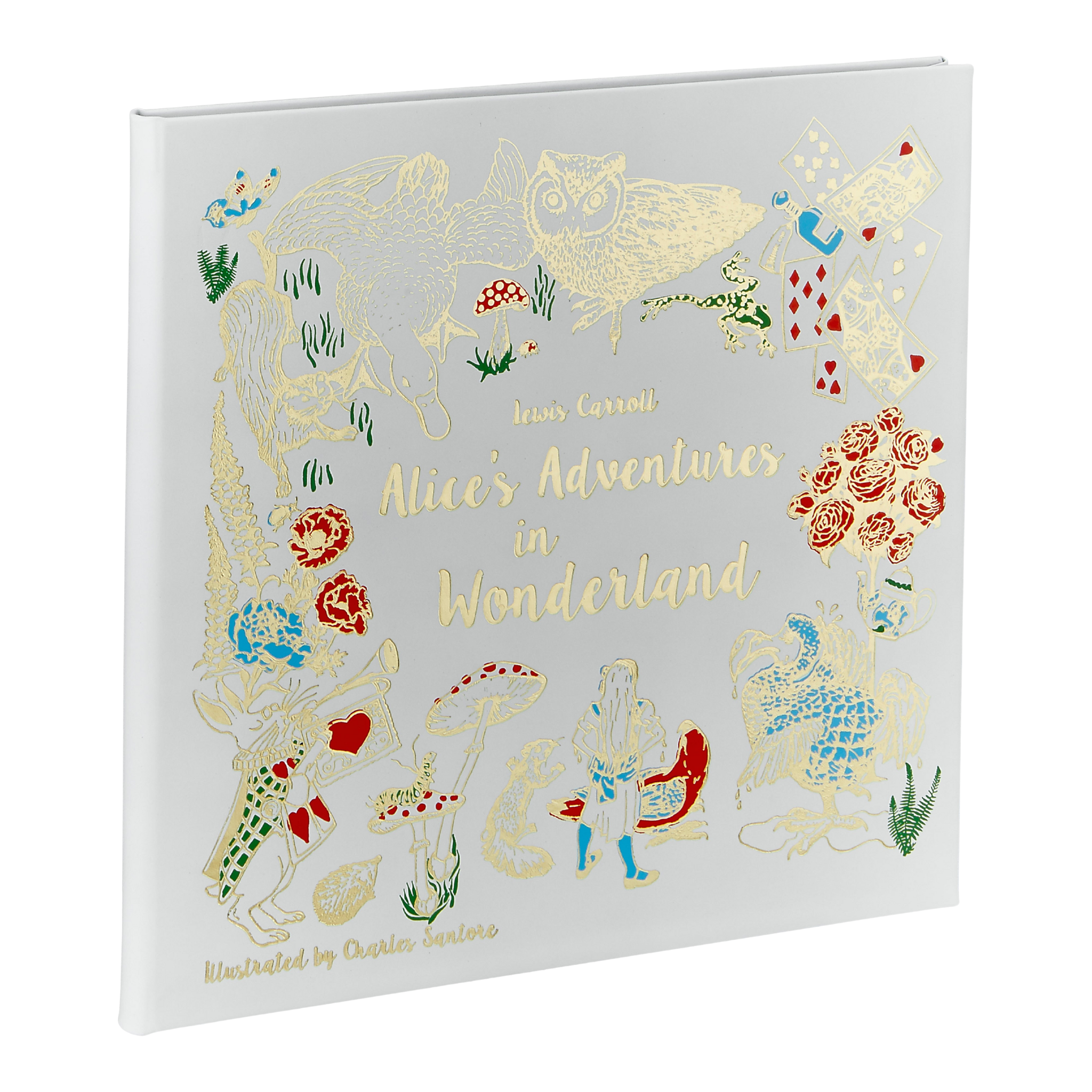 Alice's Adventures in Wonderland Hardcover Book - Premium Ice Bonded Leather Edition | Classic Fantasy Novel for Book Collectors & Literary Gifts