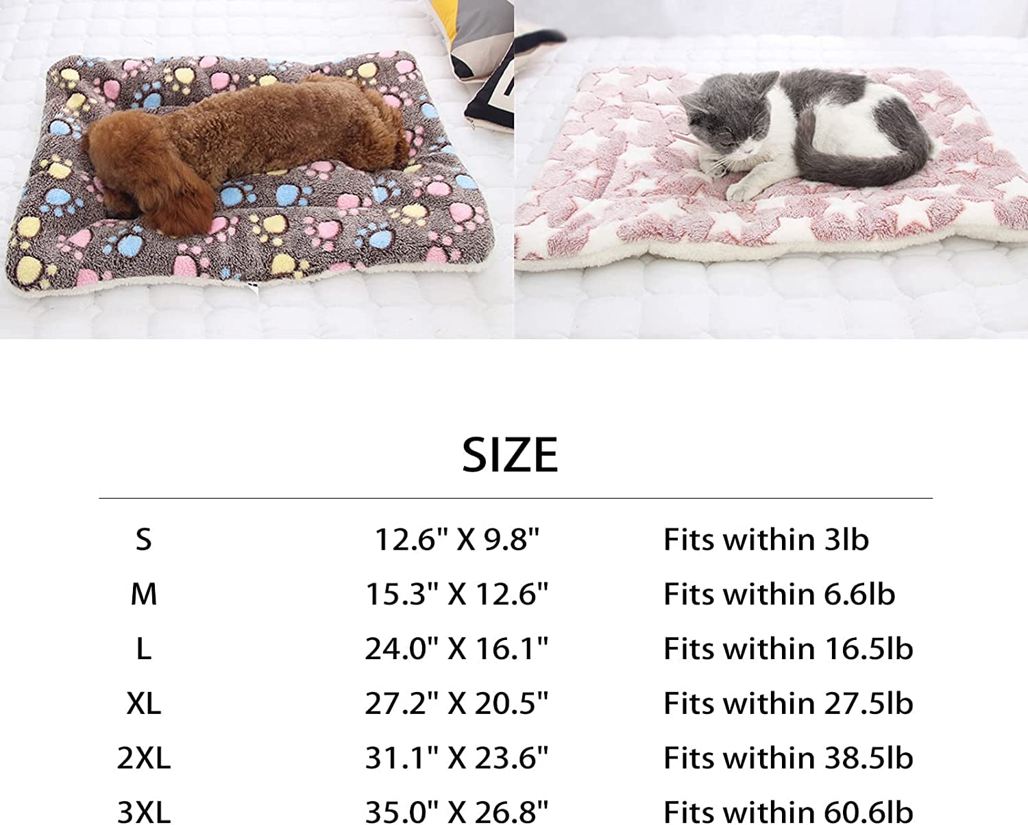 Soft & Cozy Cat Anxiety Blanket - Calming Pet Blanket for Cats with Anxiety Relief (Small, Large) - Perfect for Stress Relief, Travel & Cuddling at Home