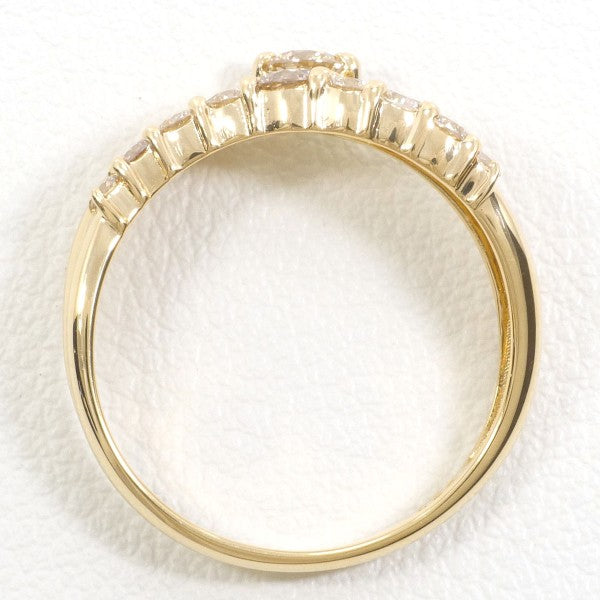 18K Yellow Gold Diamond Ring for Women - Elegant Wedding, Engagement & Anniversary Jewelry Gift - Perfect for Special Occasions