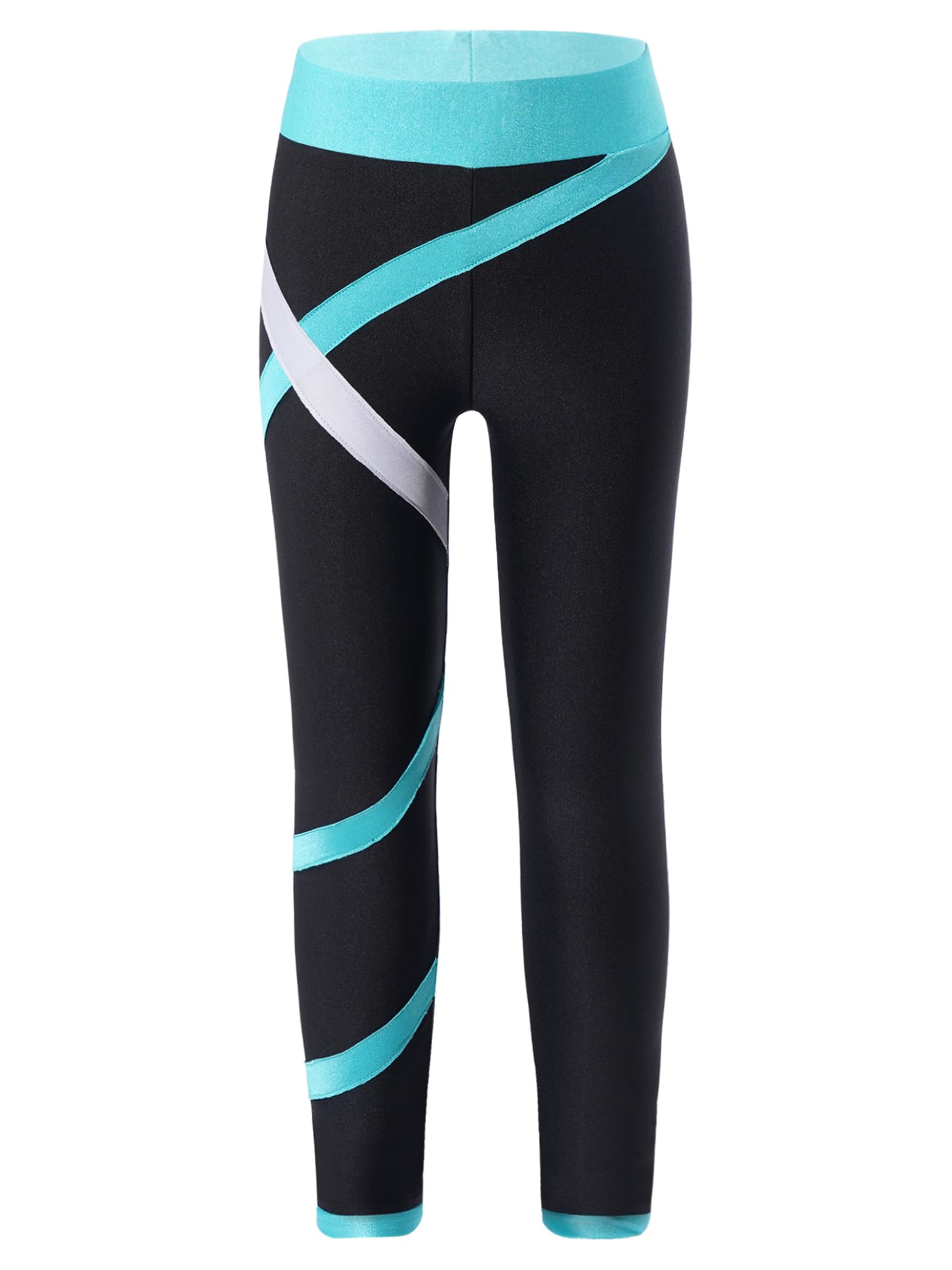 Girls' 2-Piece Dance Outfit Set - Sports Bra & Athletic Leggings for Gymnastics, Yoga, and Performance - Breathable Comfort for Active Kids
