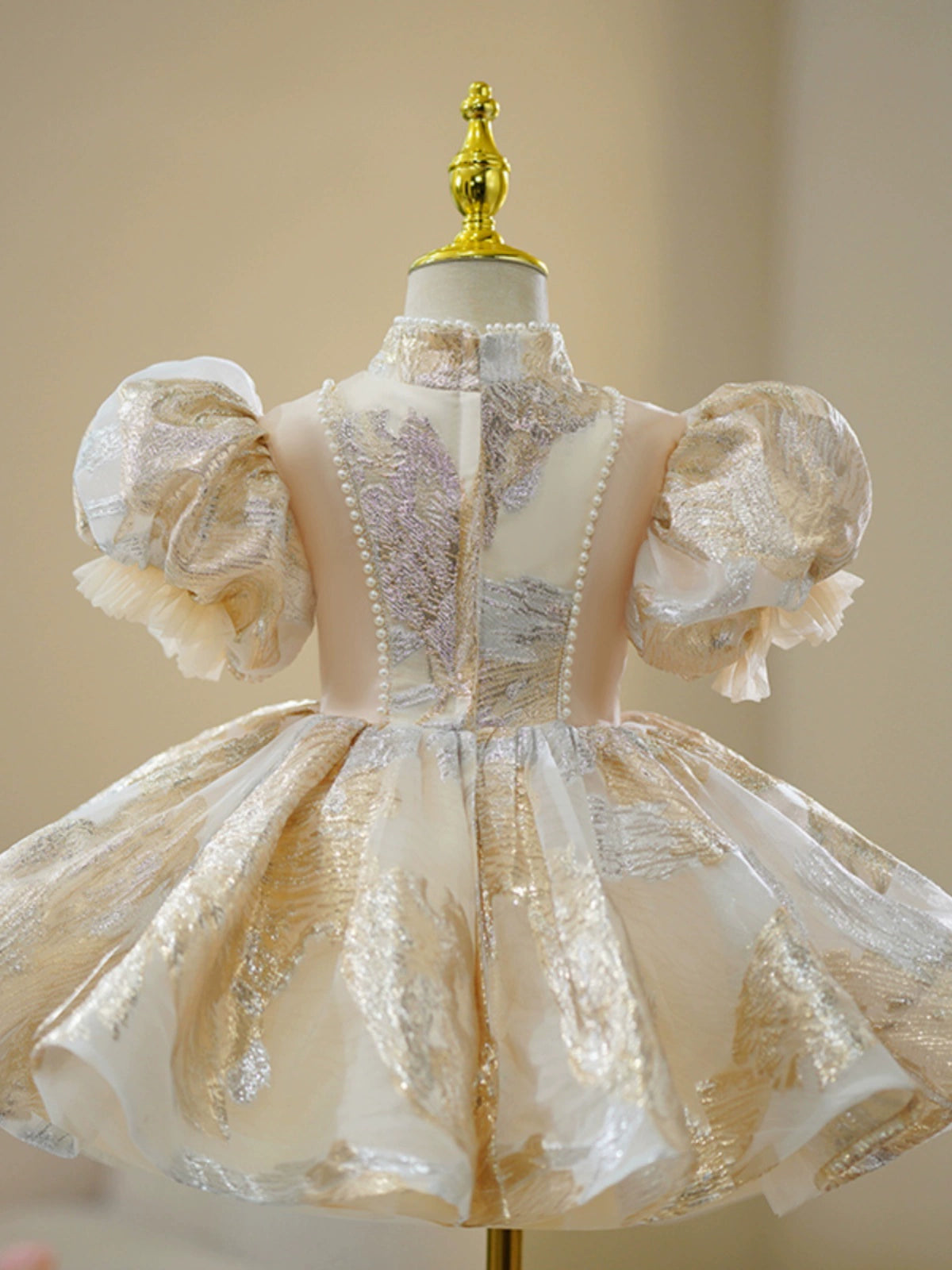 Sparkly Sequin Embroidery Princess Dress for Baby Girls - Toddler Birthday Party & Pageant Gown - Perfect for Special Occasions, Photoshoots, and Dress-Up Play