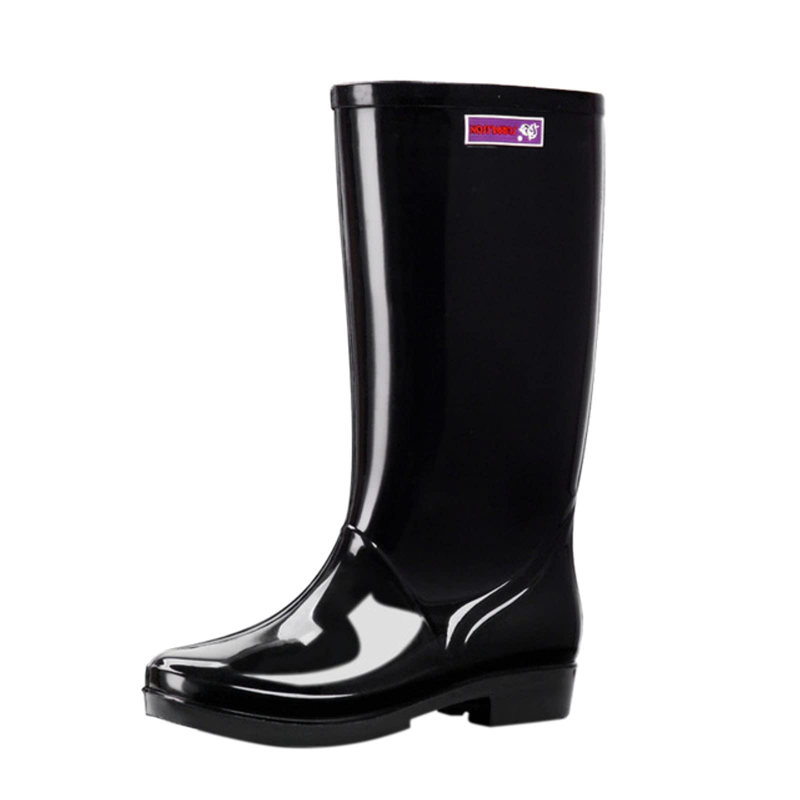 SNGSHJ Women's Waterproof Rain Boots - Non-Slip Rubber High-Tube Rain Shoes for Women | Perfect for Gardening, Hiking & Wet Weather