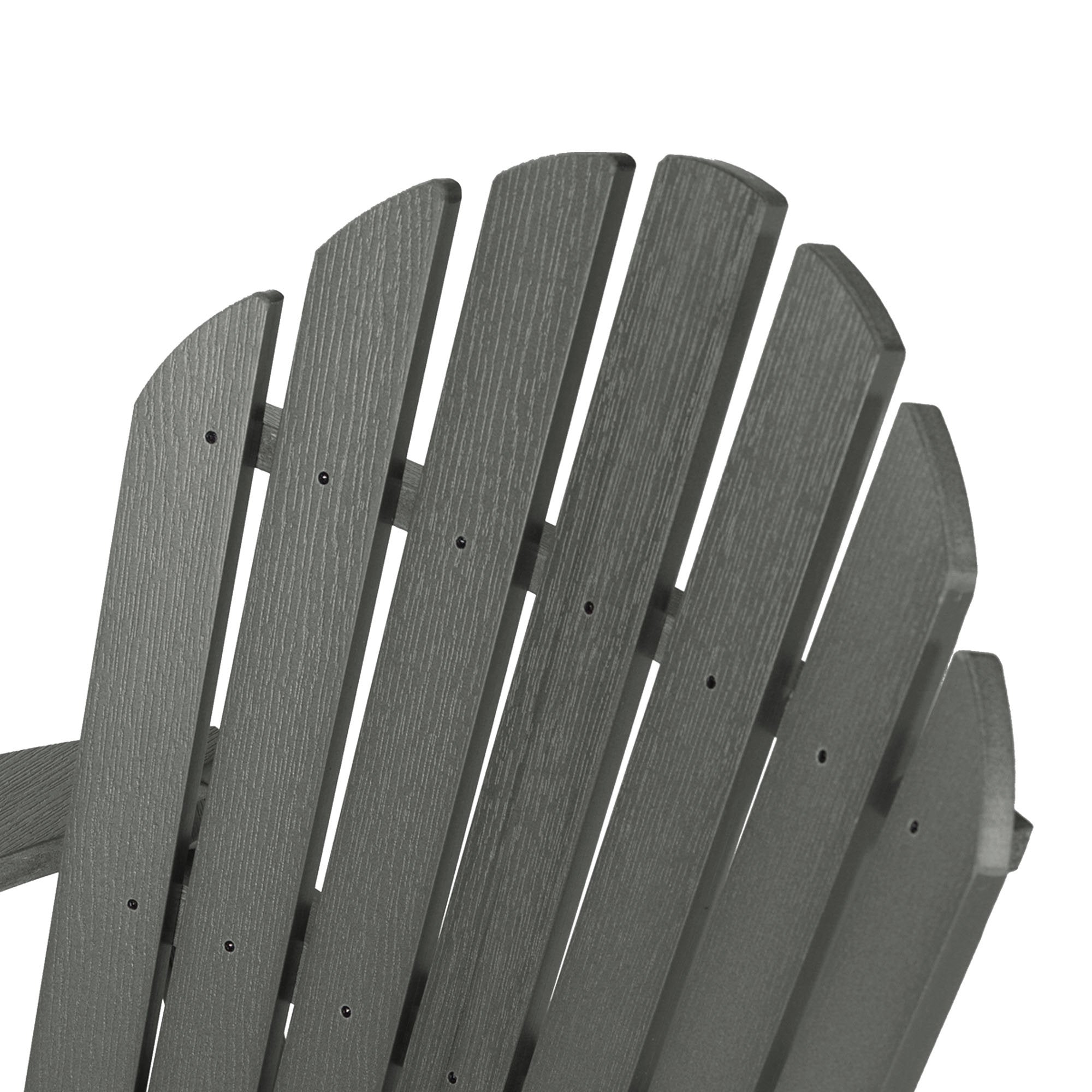 Hamilton Folding & Reclining Adirondack Chair - Outdoor Patio Furniture for Deck, Poolside & Garden Relaxation - Weather-Resistant & Comfortable Lounge Chair