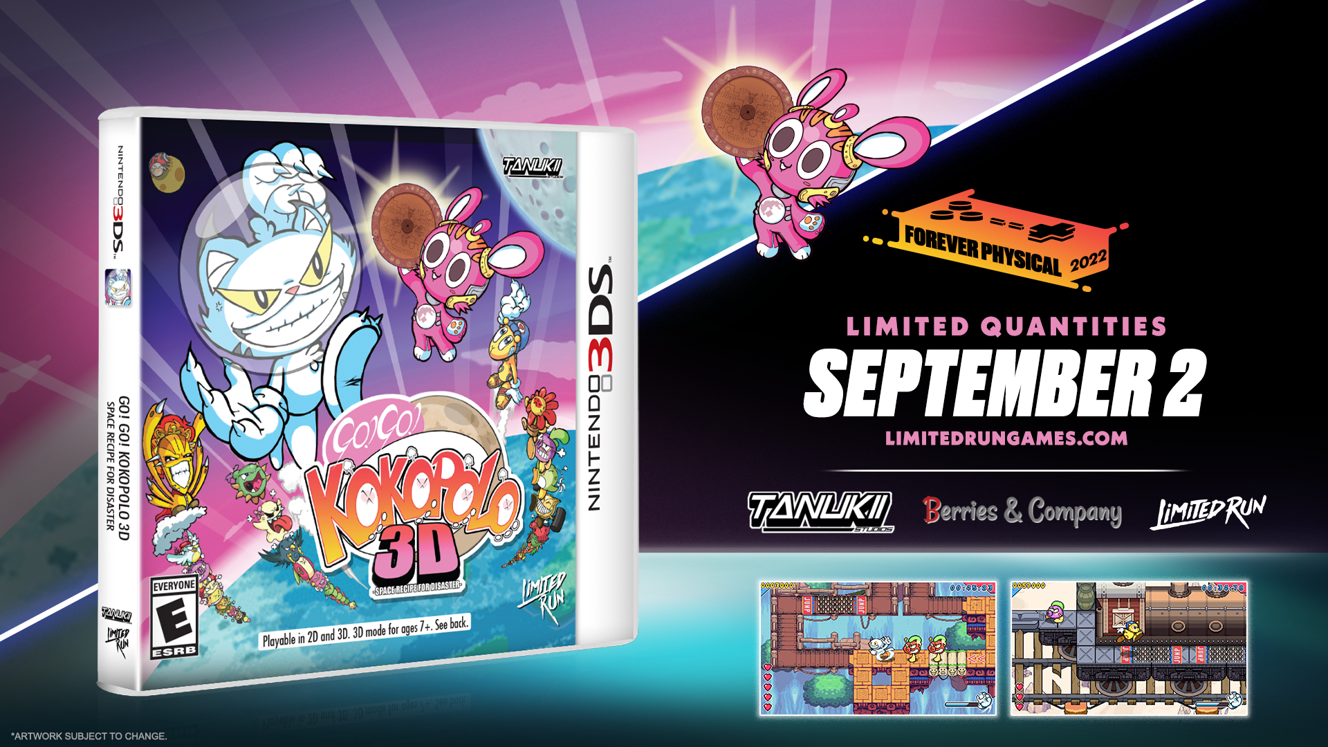 Go! Go! Kokopolo 3D Space Recipe For Disaster - Nintendo 3DS Game | Action-Packed Adventure for 3DS | Perfect for Handheld Gaming On-The-Go