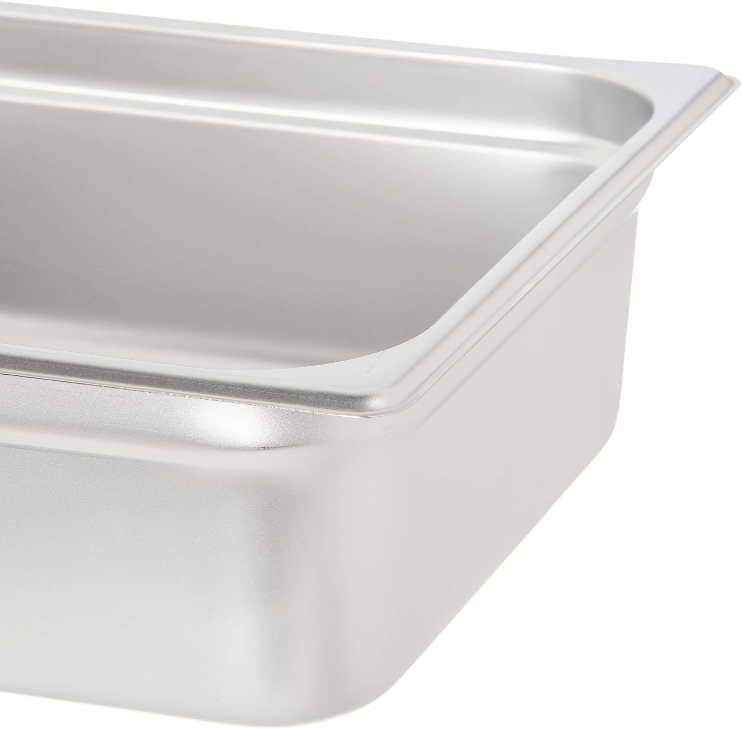 Carlisle FoodService Durapan Stainless Steel 1/2 Size Hotel Pan - 4