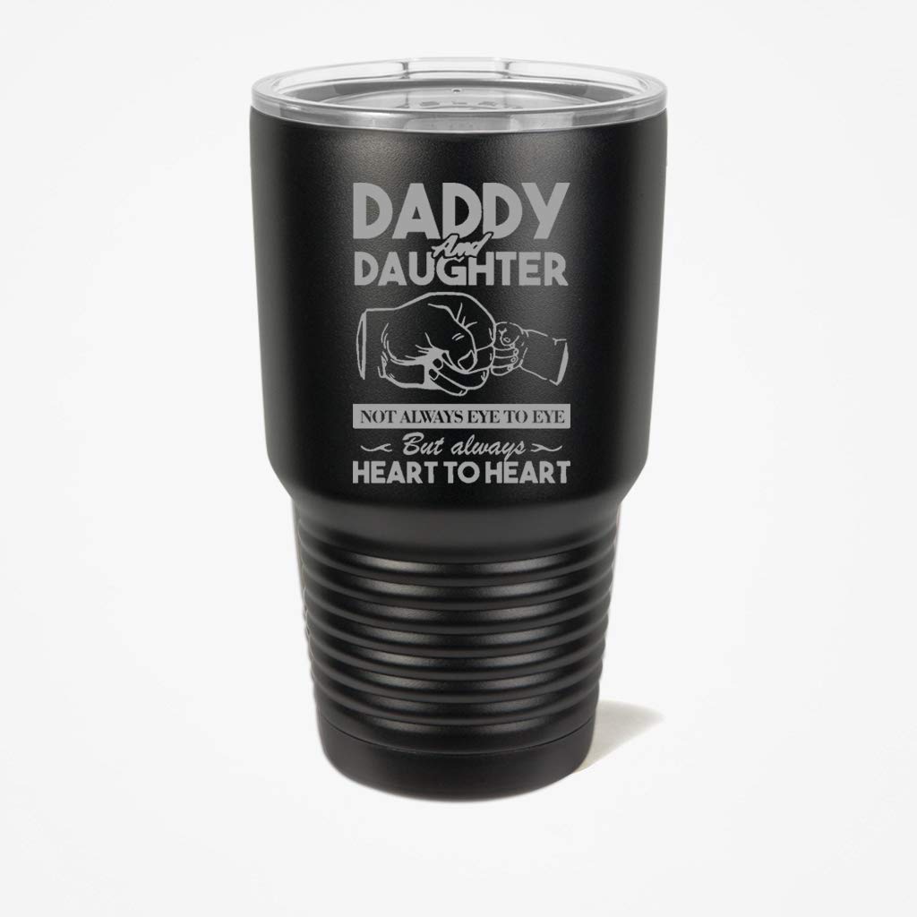 Best Dad Tumbler - Insulated Stainless Steel Coffee Cup for Father's Day - Funny & Personalized Gift for Dad - Perfect for Office, Travel & Outdoor Activities