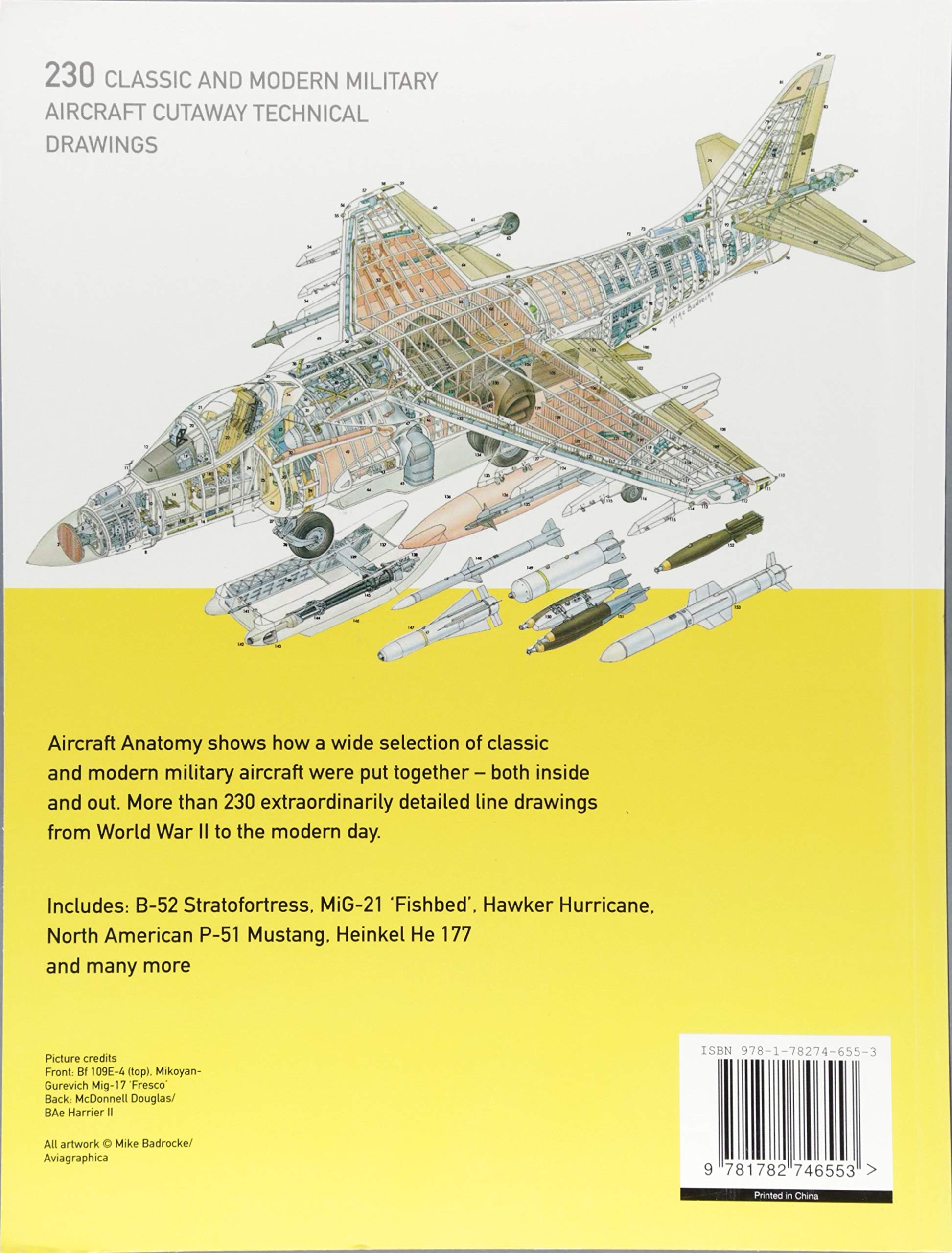 Aircraft Anatomy: Technical Guide to Military Aircraft from WWII to Modern Era | History, Design & Engineering | Perfect for Aviation Enthusiasts & Model Builders
