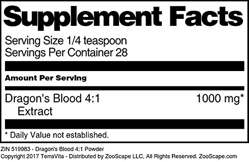Dragon's Blood 4:1 Powder - 2 Pack (1 oz) for Skin Care & DIY Cosmetics