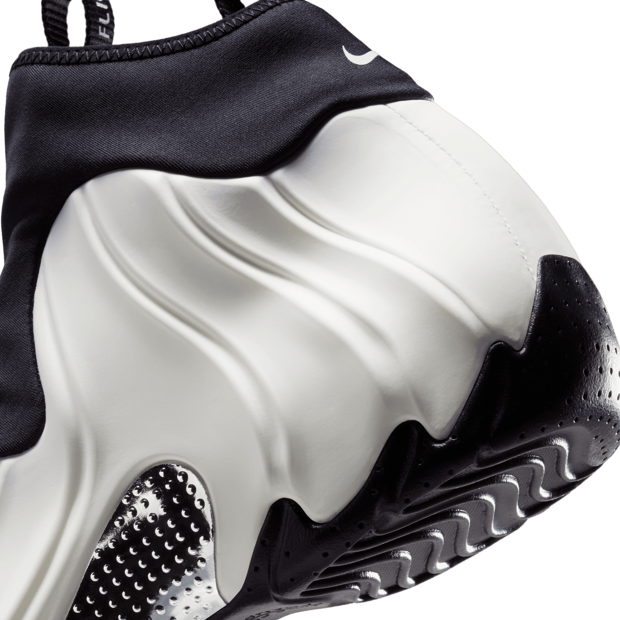 Nike Air Flightposite QS Sail/Black Basketball Shoes - High-Performance Cushioning & Support for Men's Indoor/Outdoor Play