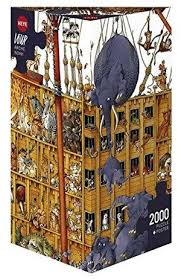 Heye 2000-Piece Triangular Jigsaw Puzzle - Loup Noah's Ark | Challenging Adult Puzzle for Home Decoration & Relaxation