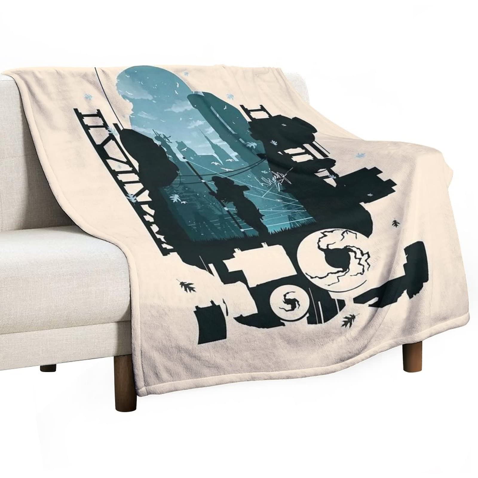LENSTE APEX Wattson Flannel Blanket - Ultra Soft & Durable Throw Blanket for Couch, Sofa & Bed - Cozy Home Decor for Winter Nights, Camping & Movie Time