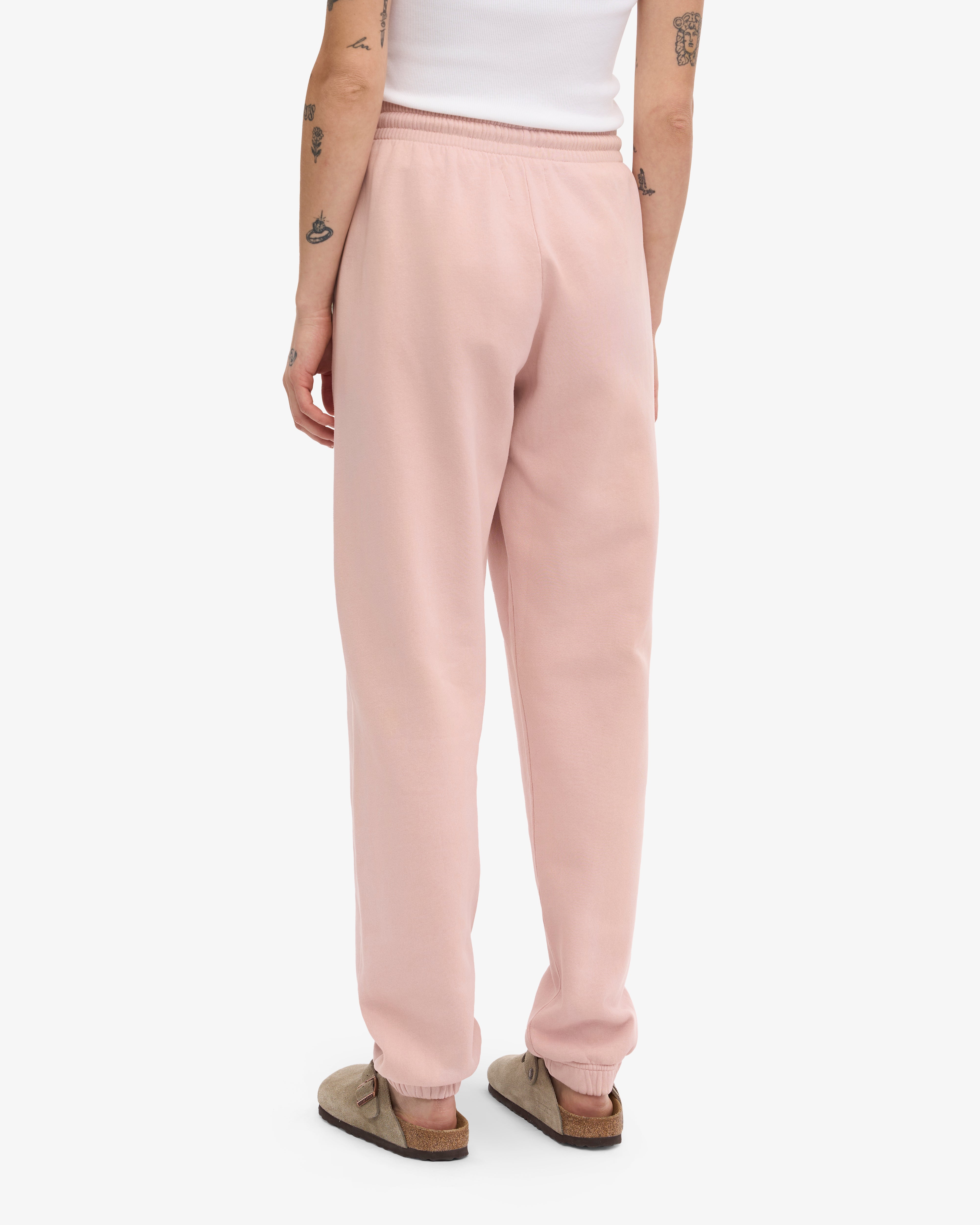 Organic Cotton Sweatpants for Women - Soft & Comfortable Faded Pink Joggers - Perfect for Yoga, Lounge & Casual Wear