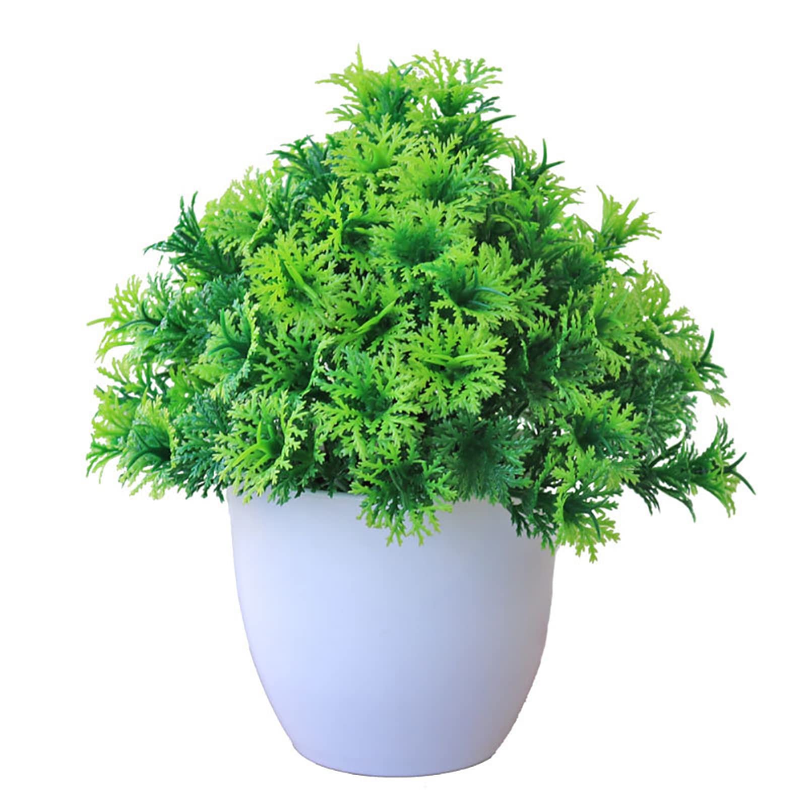 Curfair Artificial Plants - Realistic Fake Succulent Bonsai in Pot, Home & Hotel Decor for Living Room, Office, Garden | Perfect for Indoor Greenery and Tabletop Decoration