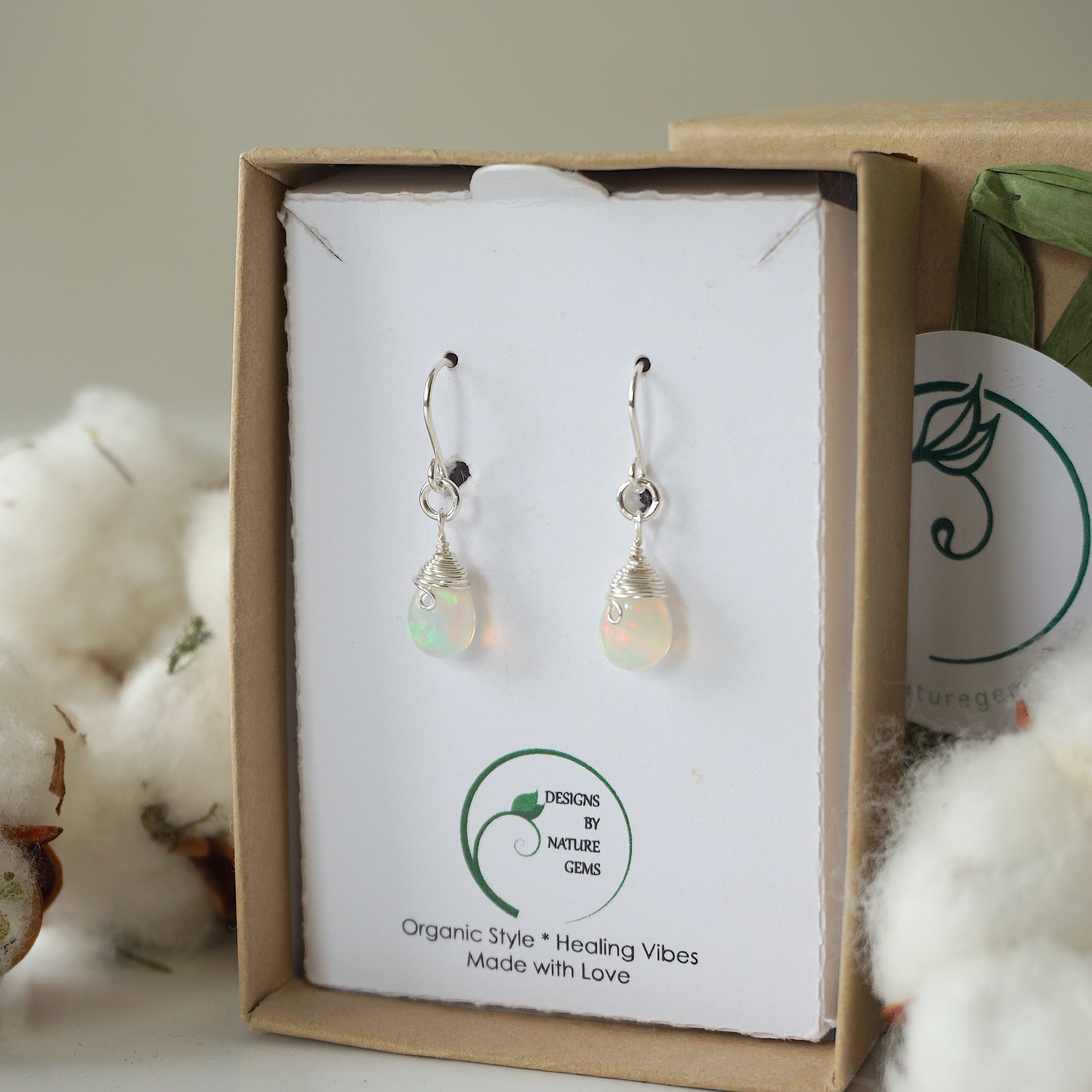 Exquisite Fire Opal Teardrop Earrings in Sterling Silver | Elegant Dangle Jewelry for Women | Perfect for Weddings, Parties & Special Occasions