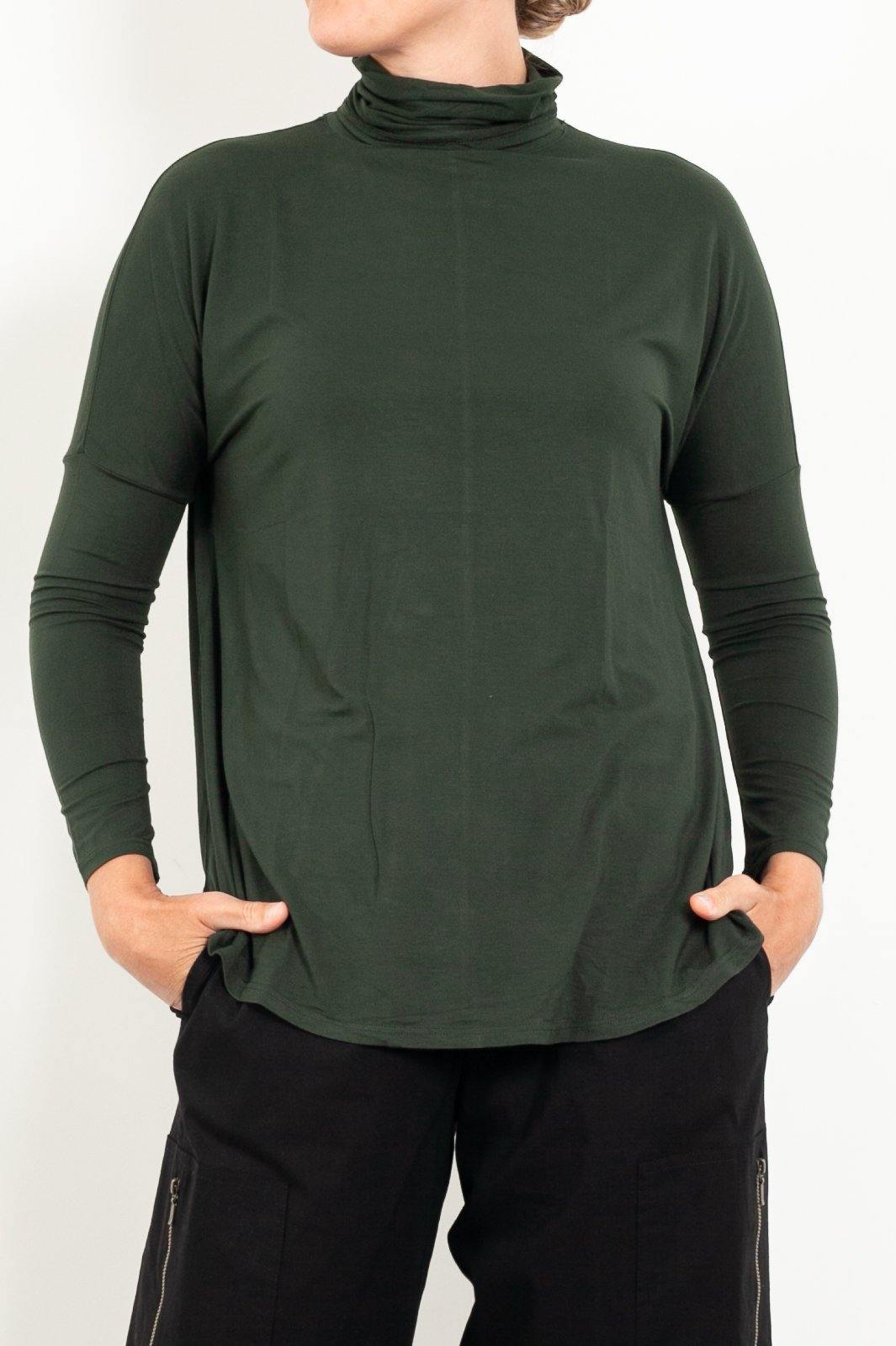 Tani Swing Turtle Neck Women's Tops - Stylish Casual & Office Wear for Everyday Comfort