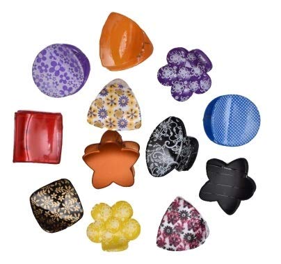 12 Pack Medium Hair Claw Clips for Women & Girls - Strong Hold Hair Clutcher Combo Set (ZP7) | Perfect for Ponytails, Buns & Everyday Hairstyles