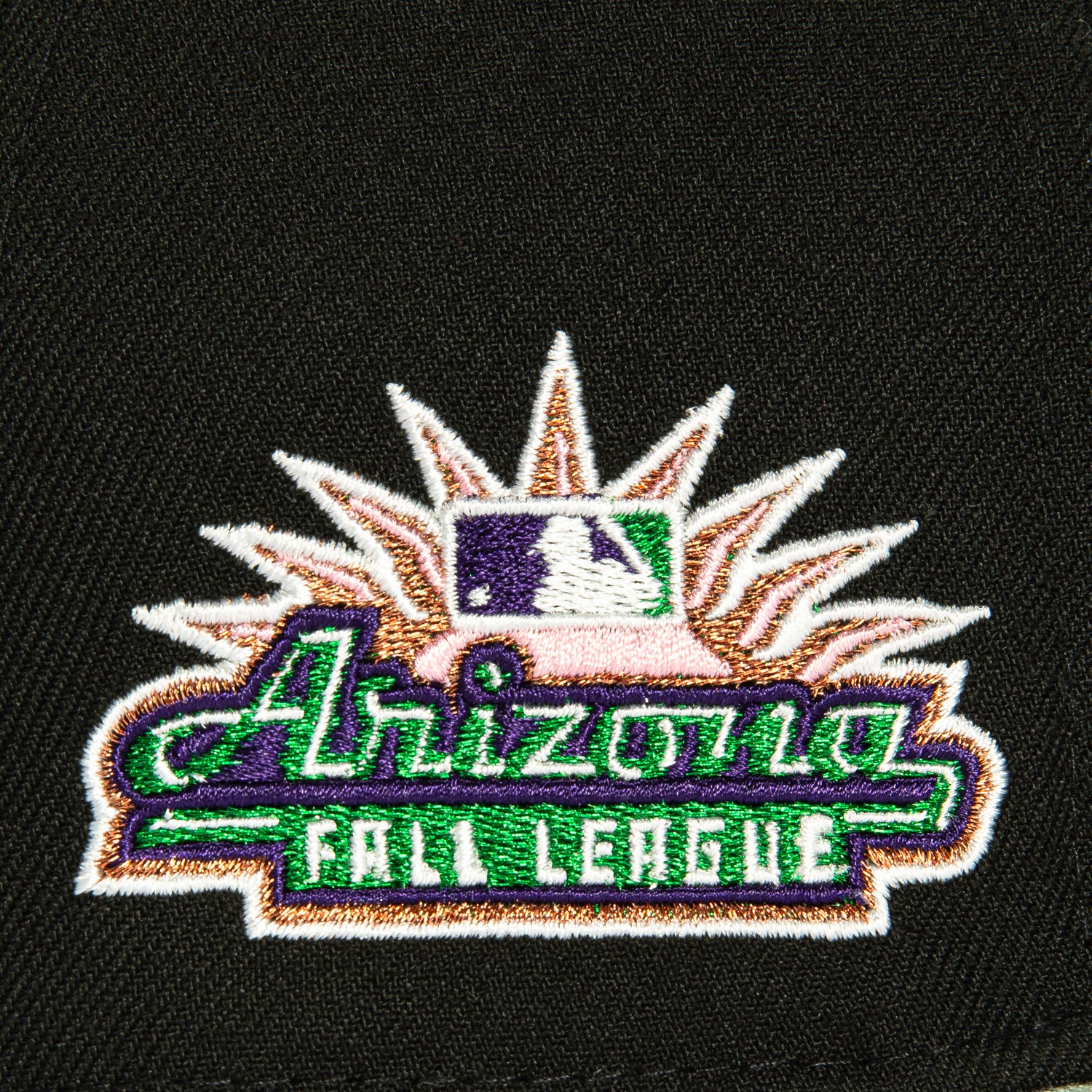 New Era 59Fifty Surprise Saguaros Arizona Fall League Patch Snapback Hat - Black & Everest Green | Official MLB Licensed Baseball Cap for Men & Women | Perfect for Baseball Games, Sports Fans & Streetwear Fashion