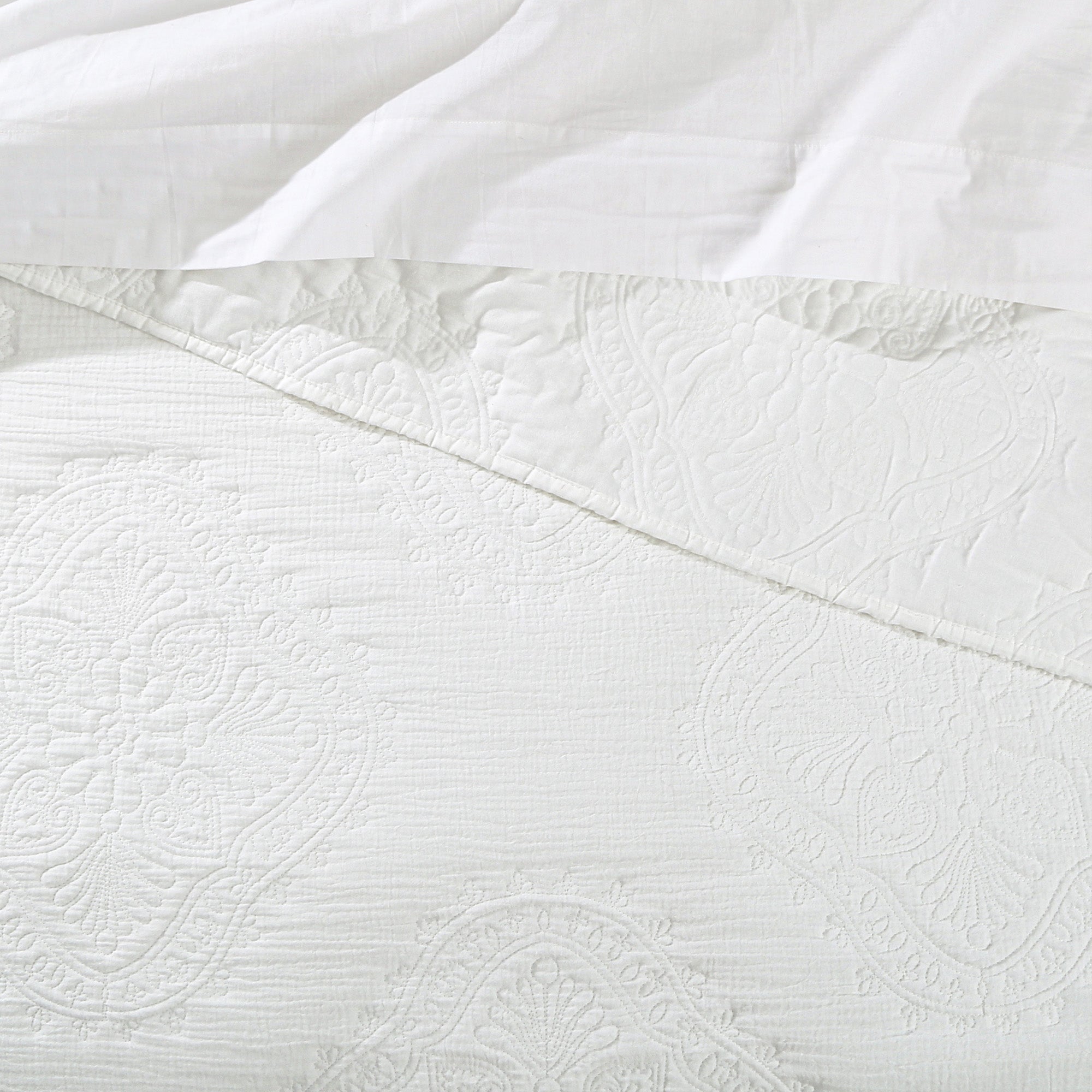 Premium Muslin Stitch Quilt Set - Soft Breathable Bedding for Nursery, Crib & Toddler - Cozy Lightweight Blanket for Baby Shower Gift & Nursery Decor