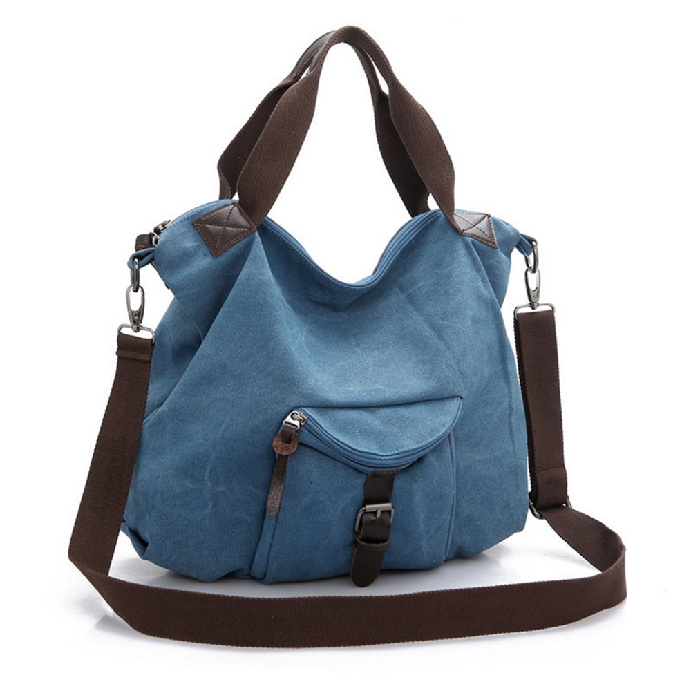 Vintage Canvas Hobo Shoulder Bag for Women - Casual Top Handle Tote & Crossbody Shopper Bag | Perfect for Work, Travel, and Everyday Use