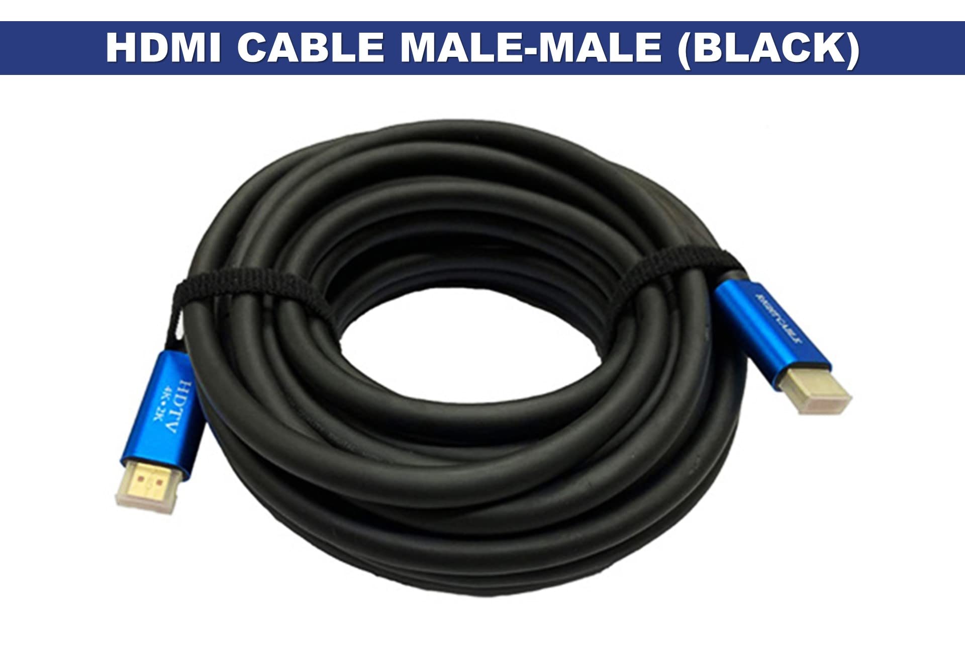 NP TECH 1.5m Ultra HD HDMI Cable with Ethernet - 18Gbps High Speed 4K 3D HDR Support for Gaming, Laptop, TV, DVD Player, Set Top Box | Premium Black HDMI Cord for Home Theater & Office Setup