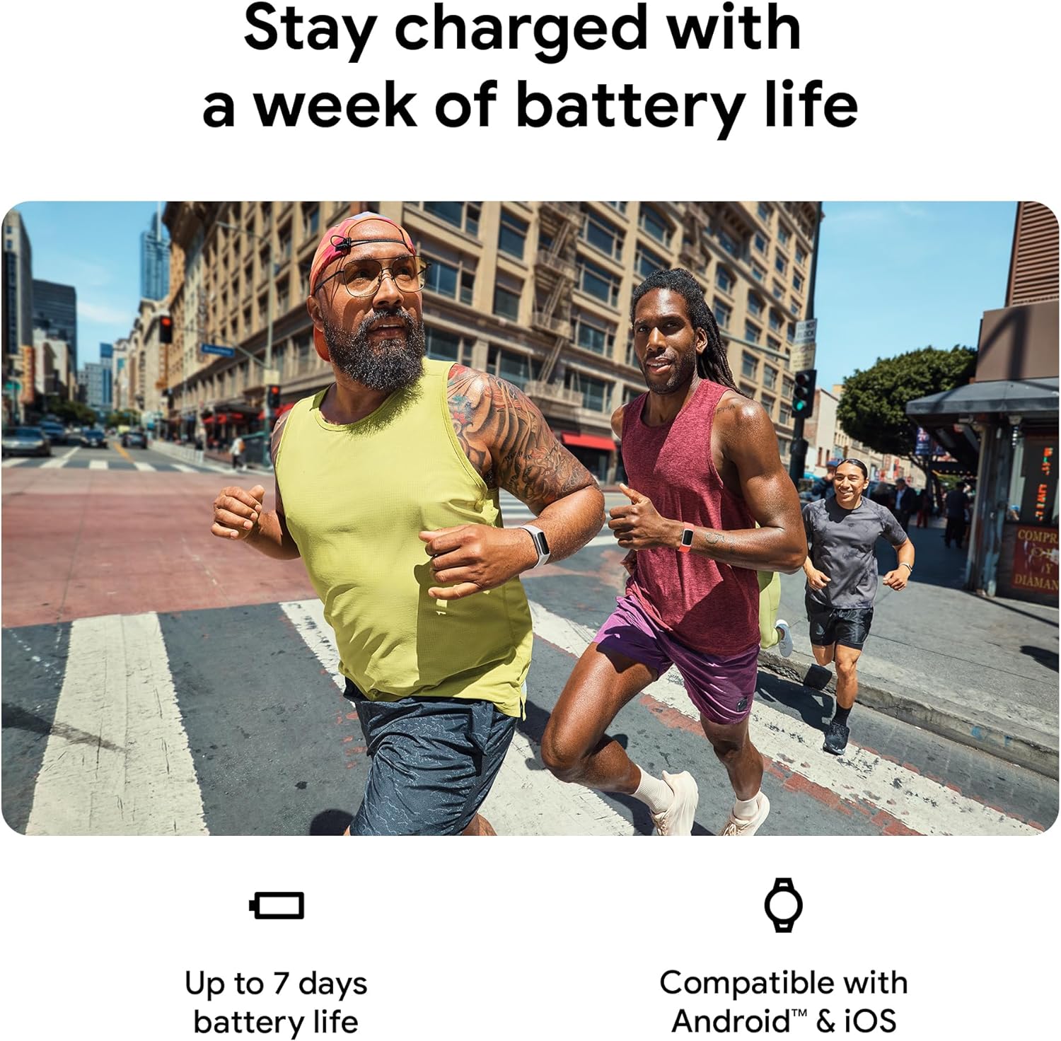 Fitbit Charge 6 Advanced Fitness Tracker with Built-In GPS, Heart Rate Monitor, Sleep Tracking & Fitbit Pay - Certified Renewed Like New (Black) | Perfect for Running, Swimming & Daily Activity Tracking