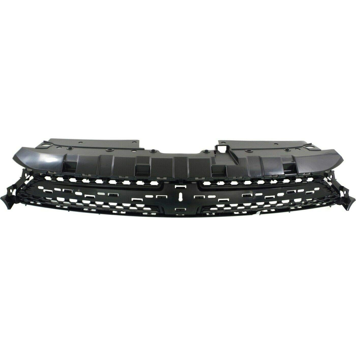 ZZXIA Plastic Grille Assembly Replacement for 14880520, 68081408AE, CH1200378 - Perfect for Car Front Bumper Repair & Customization
