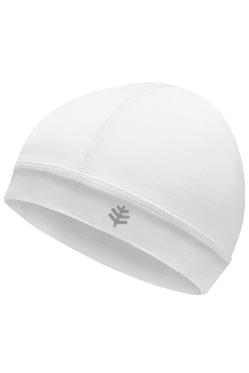 UV Protection Skull Cap - White | UPF 50+ Sun Hat for Men & Women | Perfect for Running, Hiking, and Outdoor Activities