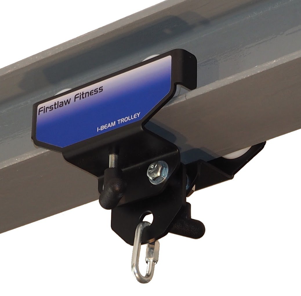 Heavy Duty I-Beam Rolling Punching Bag Mount - Adjustable 7.25