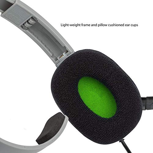 PDP Gaming LVL1 Wired Chat Headset with Noise Cancelling Microphone for Xbox One - Grey Camo Design | Perfect for Online Gaming, Team Communication & Streaming