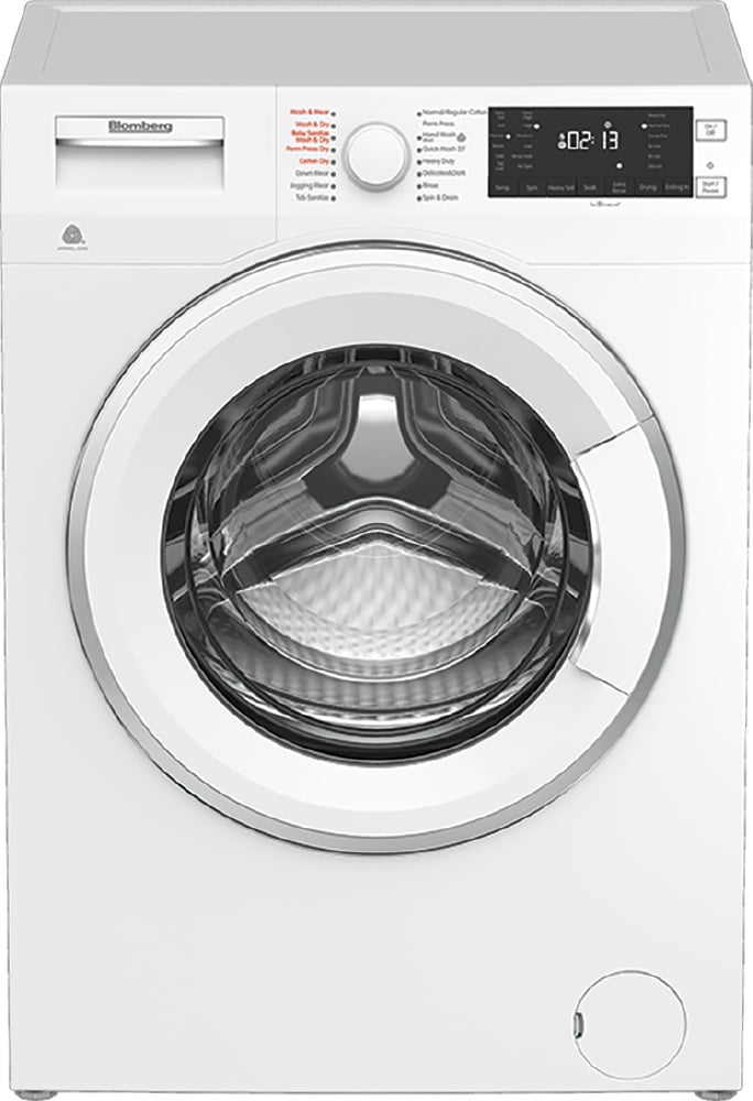 Blomberg WMD24400W 24 Inch Ventless Washer Dryer Combo - White | Compact Laundry Solution for Apartments, RVs & Small Spaces