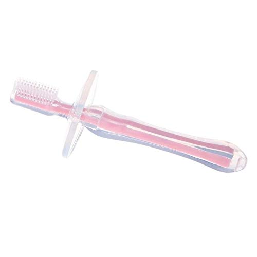 Baby Teething Toothbrush - Soft Silicone Infant Training Brush for Gum Massage & Teeth Cleaning - Perfect for Newborns & Toddlers During Teething Stage