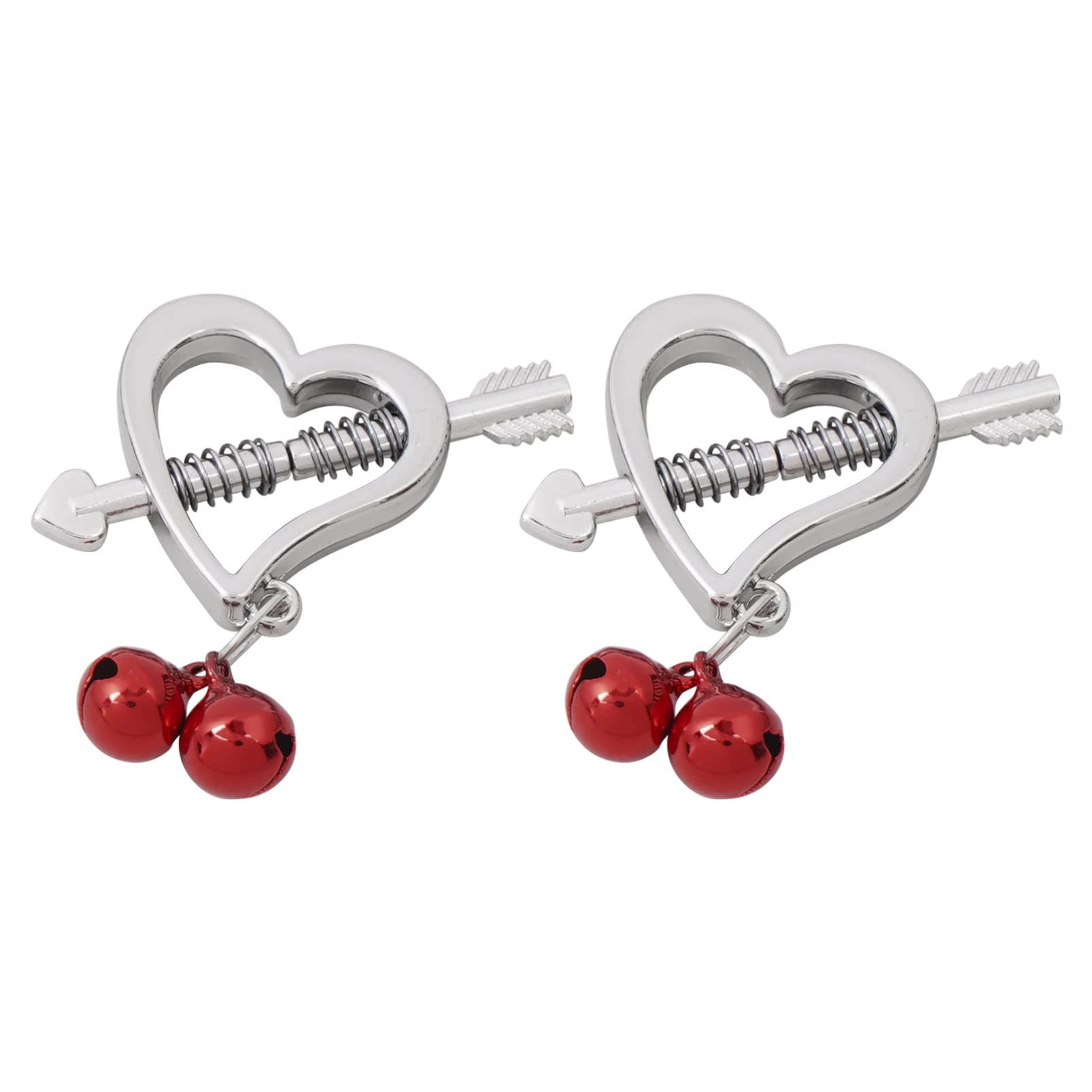 Aislor Adjustable Non-Piercing Nipple Rings - Steel Clip Shield Rings for Body Jewelry, Screw-On Circle Clamp for Comfortable Wear | Perfect for Everyday Use, Cosplay & Sensitive Skin