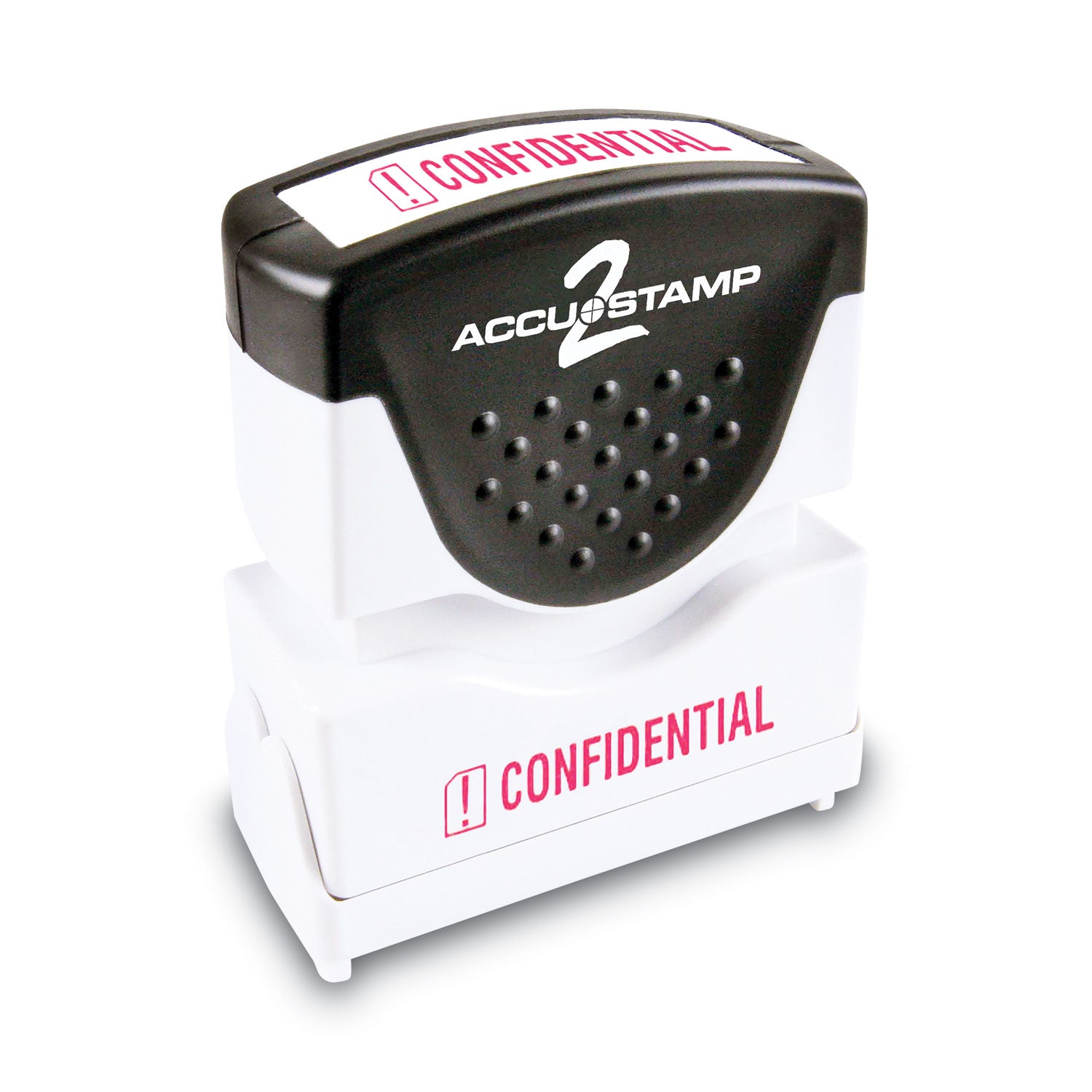 ACCUSTAMP2® Pre-Inked Self-Inking Stamp - Red Confidential Stamp (1.63