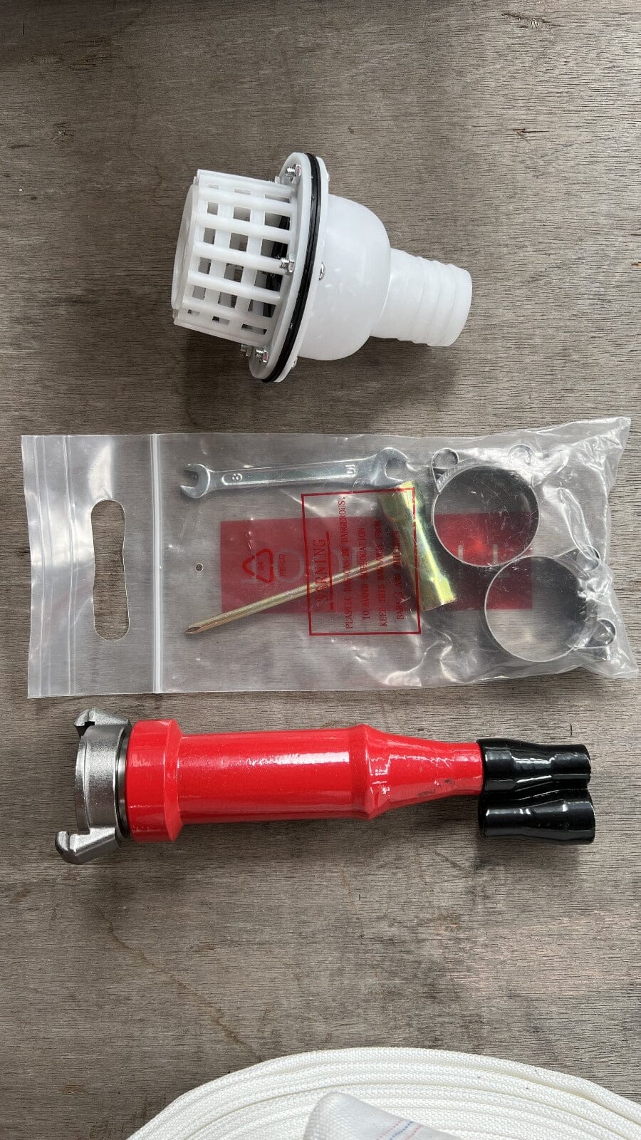 AIKO WP 100G 100cc 2-Stroke Gasoline Portable Fire Fighting Water Pump - High Pressure Fire Extinguisher for Emergency, Wildfire Protection & Farm Irrigation