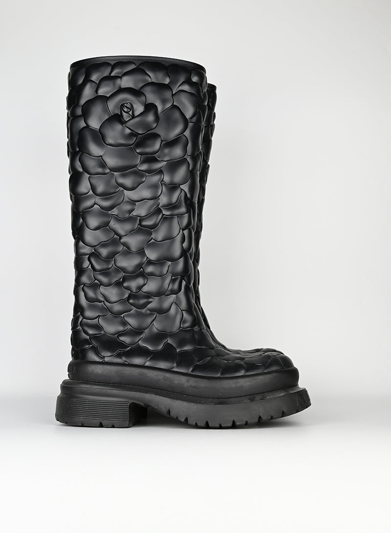 Valentino Rose Edition Rubber Boots - Size 39 | Waterproof Rain Boots for Women, Fashionable & Comfortable | Perfect for Rainy Days, Outdoor Adventures & Street Style