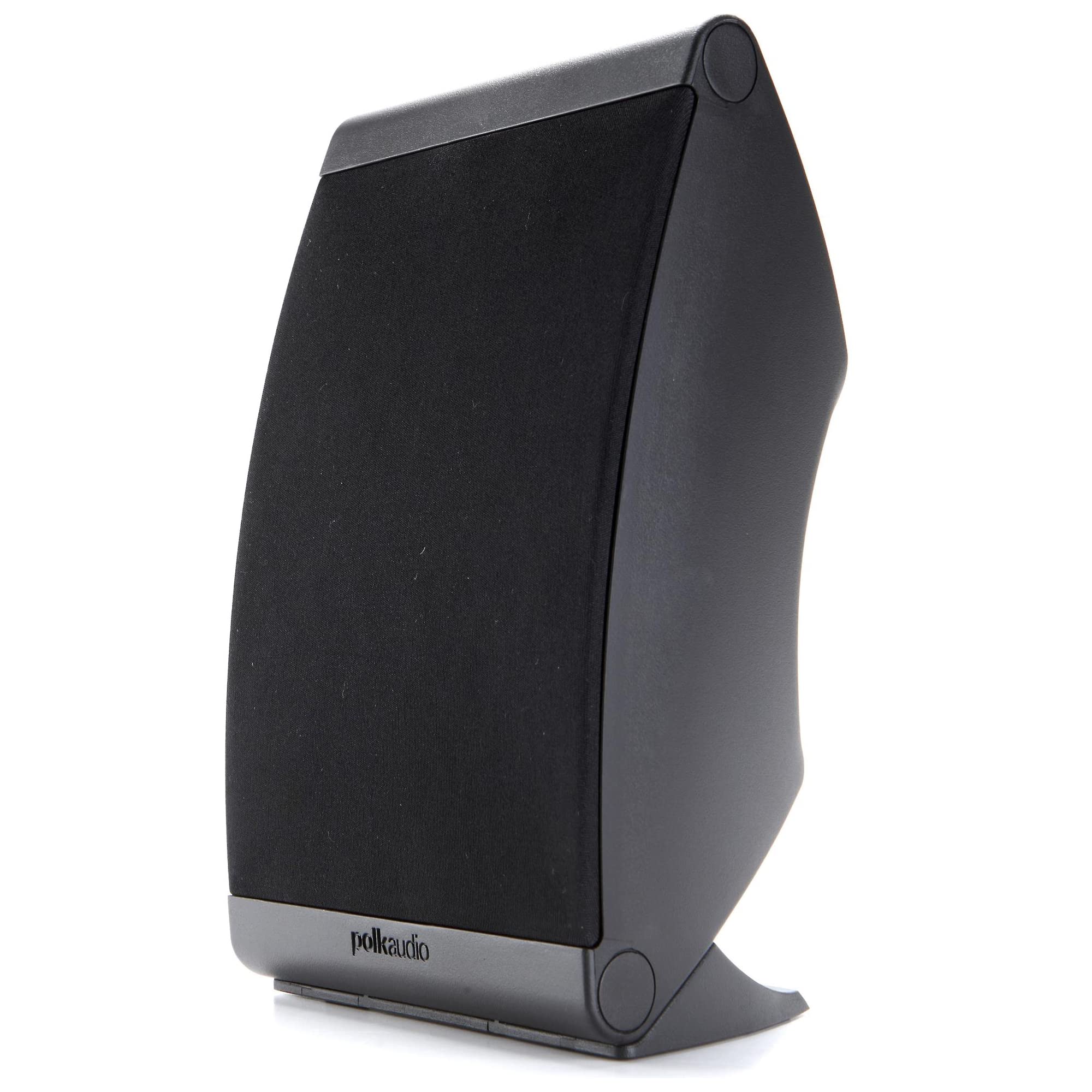 Polk Audio OWM3 Wall Mount & Bookshelf Speakers - High Performance Versatile Loudspeakers with Paintable Grilles (Pair, Black) - Perfect for Home Theater, Gaming & Music Listening