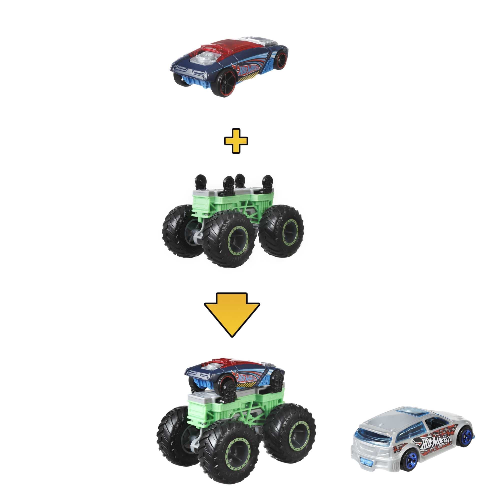 Hot Wheels Monster Trucks Monster Maker Toy - Customizable Die-Cast Car for Kids - Perfect for Playtime, Collecting & Birthday Gifts