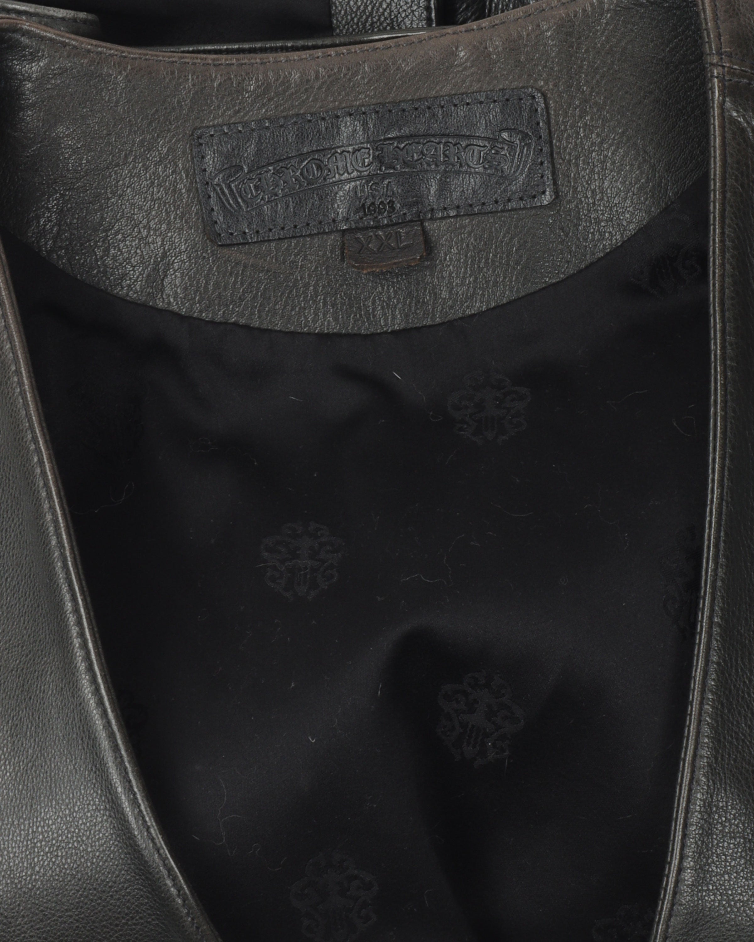 1993 Vintage Leather Vest for Men - Genuine Brown Distressed Biker Jacket - Motorcycle Riding, Halloween Costume, Retro Fashion Outfit