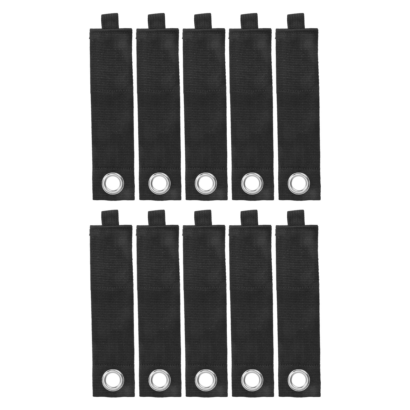 10-Pack Heavy Duty Storage Straps with Hook & Loop Fasteners - XL Extension Cord Organizer, Cable Wrap Keeper for Home, Office, Garage, and RV Organization