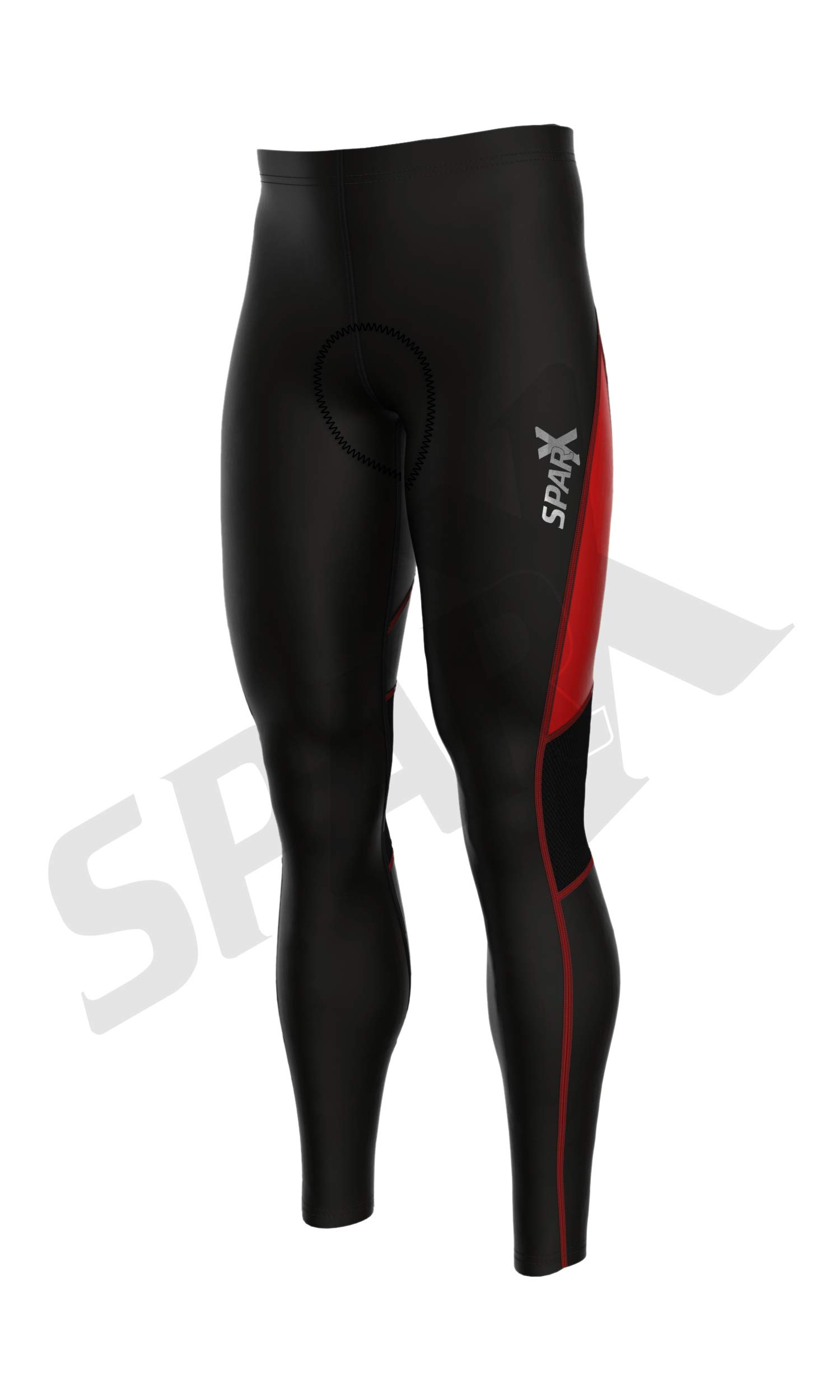 Sparx Sports Men's Compression Leggings - Breathable Workout Tights for Running, Gym & Training - High-Performance Athletic Base Layer