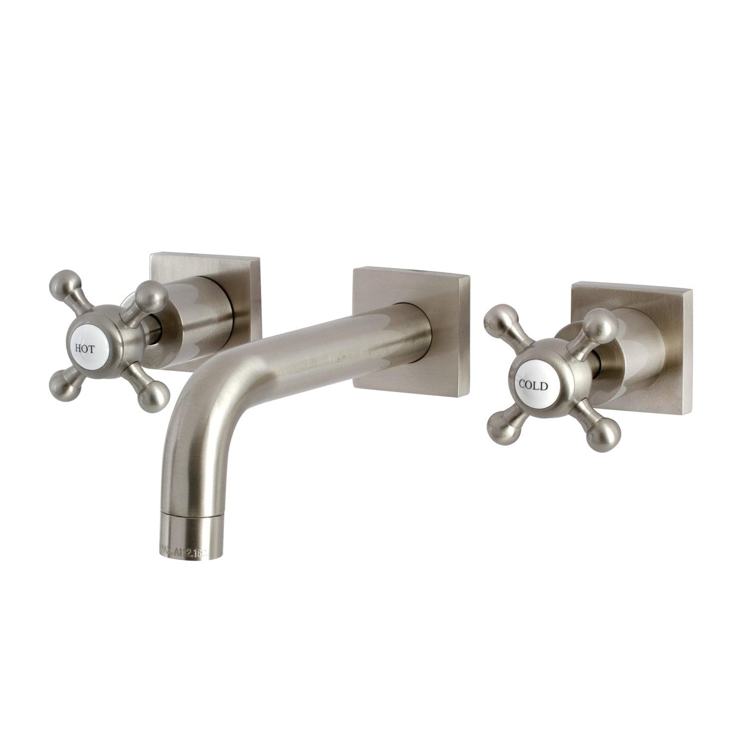 Kingston Brass KS6128BX Metropolitan Bathroom Faucet - Brushed Nickel Finish, 11 x 7 x 3.06 Inches - Perfect for Modern Vanities & Powder Rooms
